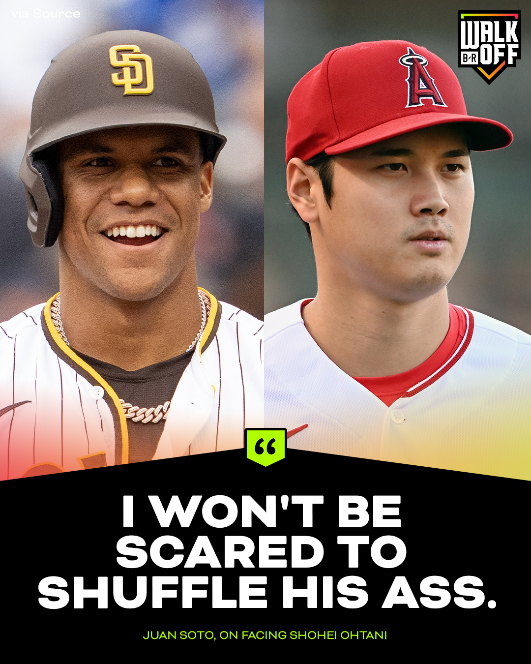Padres' Juan Soto on Facing Shohei Ohtani: 'I Won't Be Scared to Shuffle  His Ass', News, Scores, Highlights, Stats, and Rumors