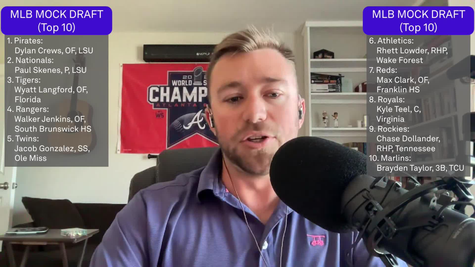 MLB Mock Draft VOD Highlights and Live Video from Bleacher Report