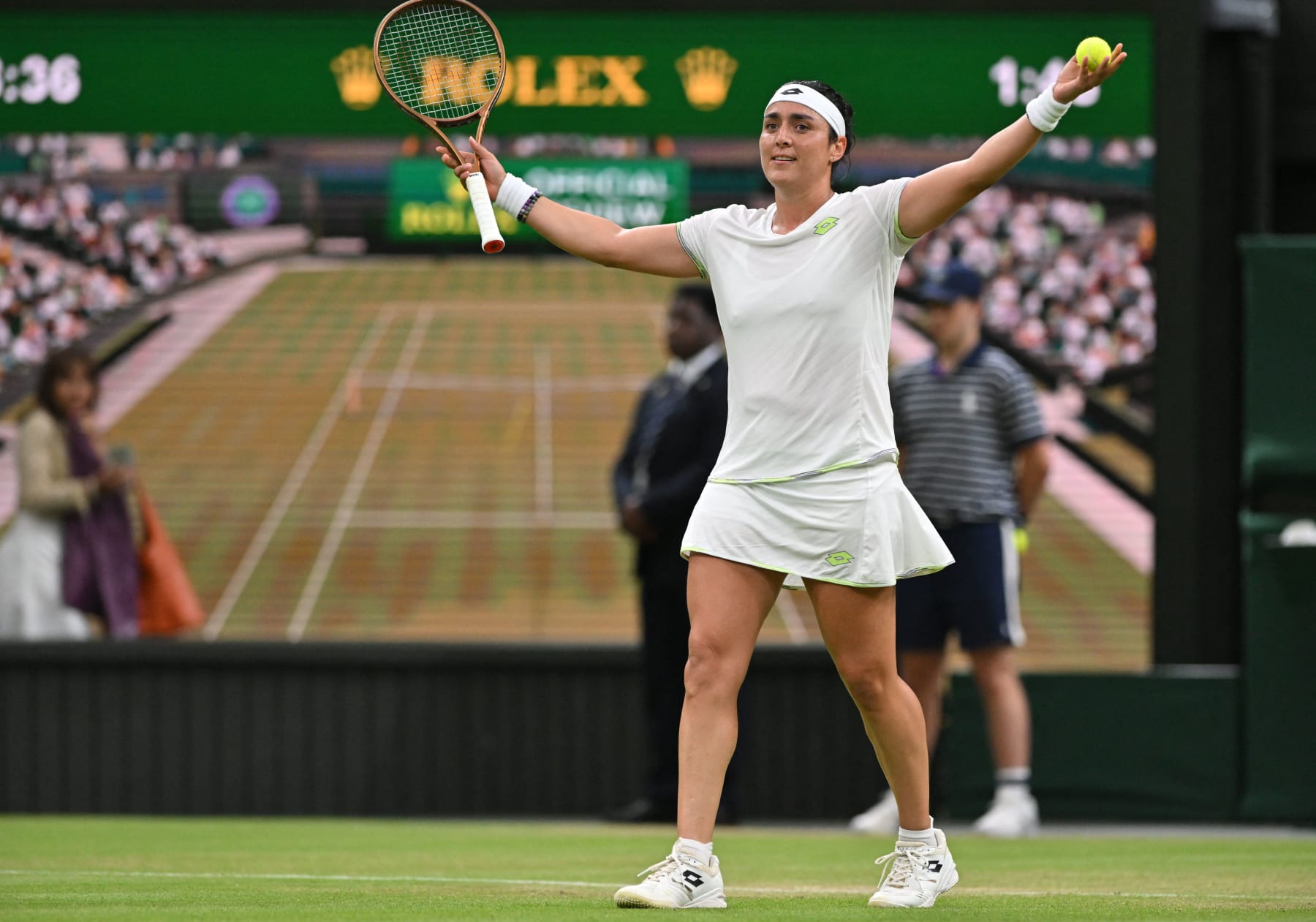 Wimbledon on X: 🇬🇷 @mariasakkari is moving on following a 6-1, 6-4 win  over Zoe Hives #Wimbledon  / X