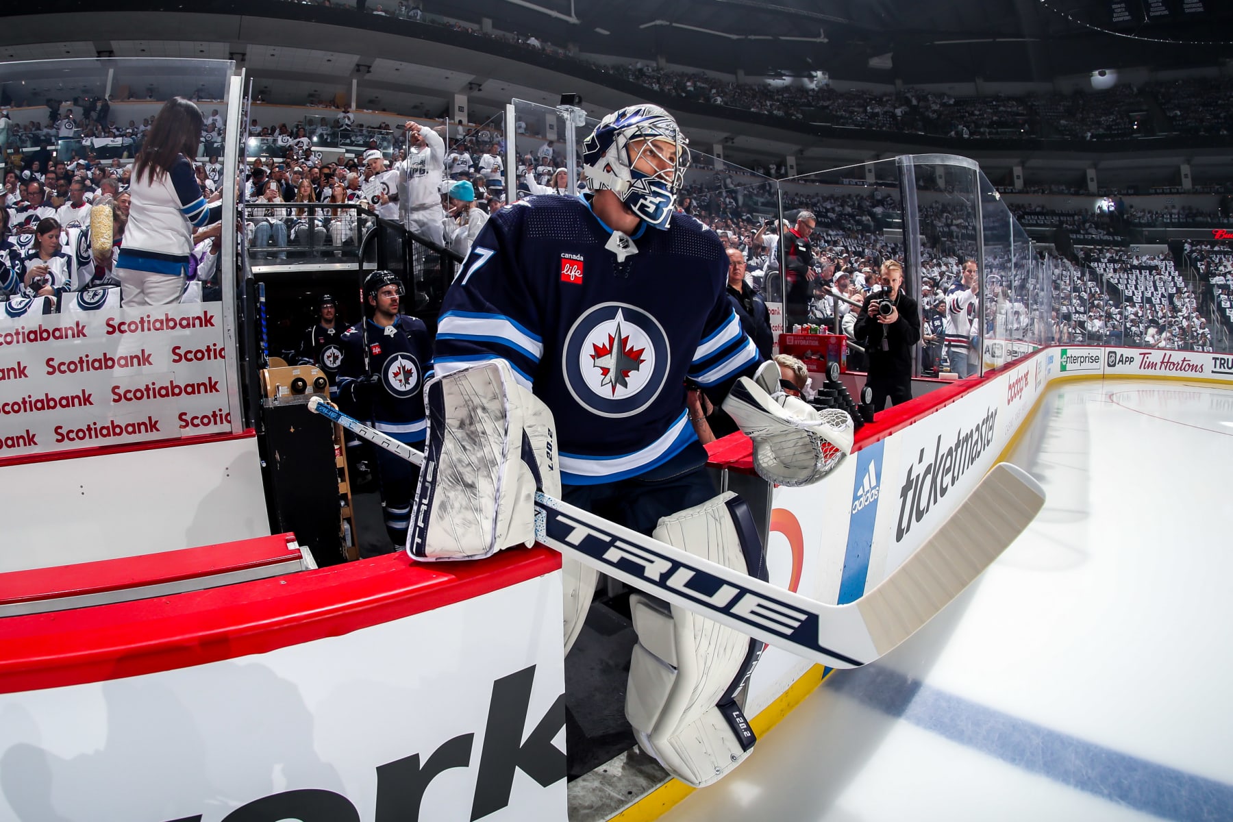 Jets teammates relieved Scheifele and Hellebuyck weren't traded