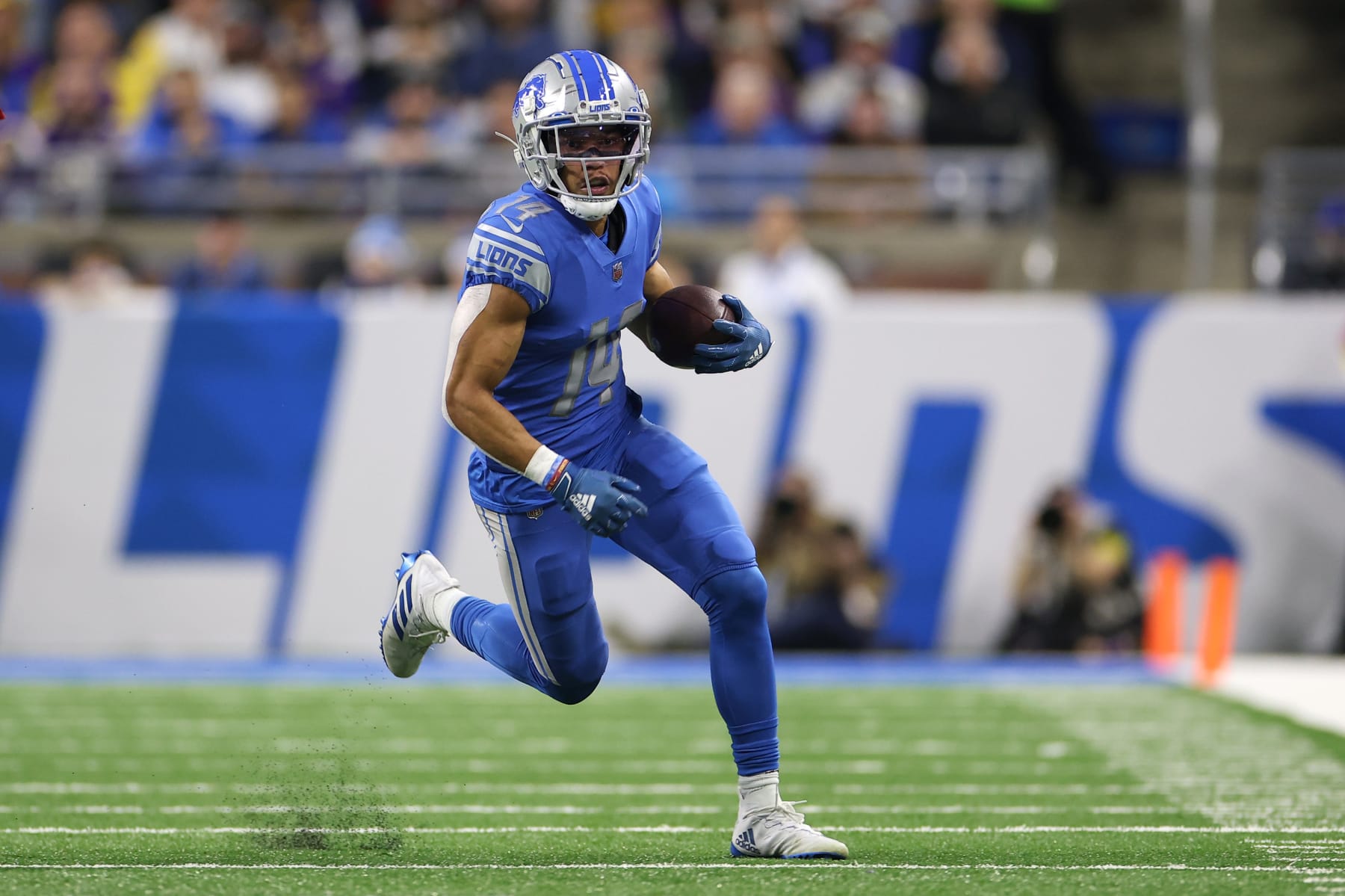 Lions' Amon-Ra St. Brown still keeps notebook of 16 WRs drafted