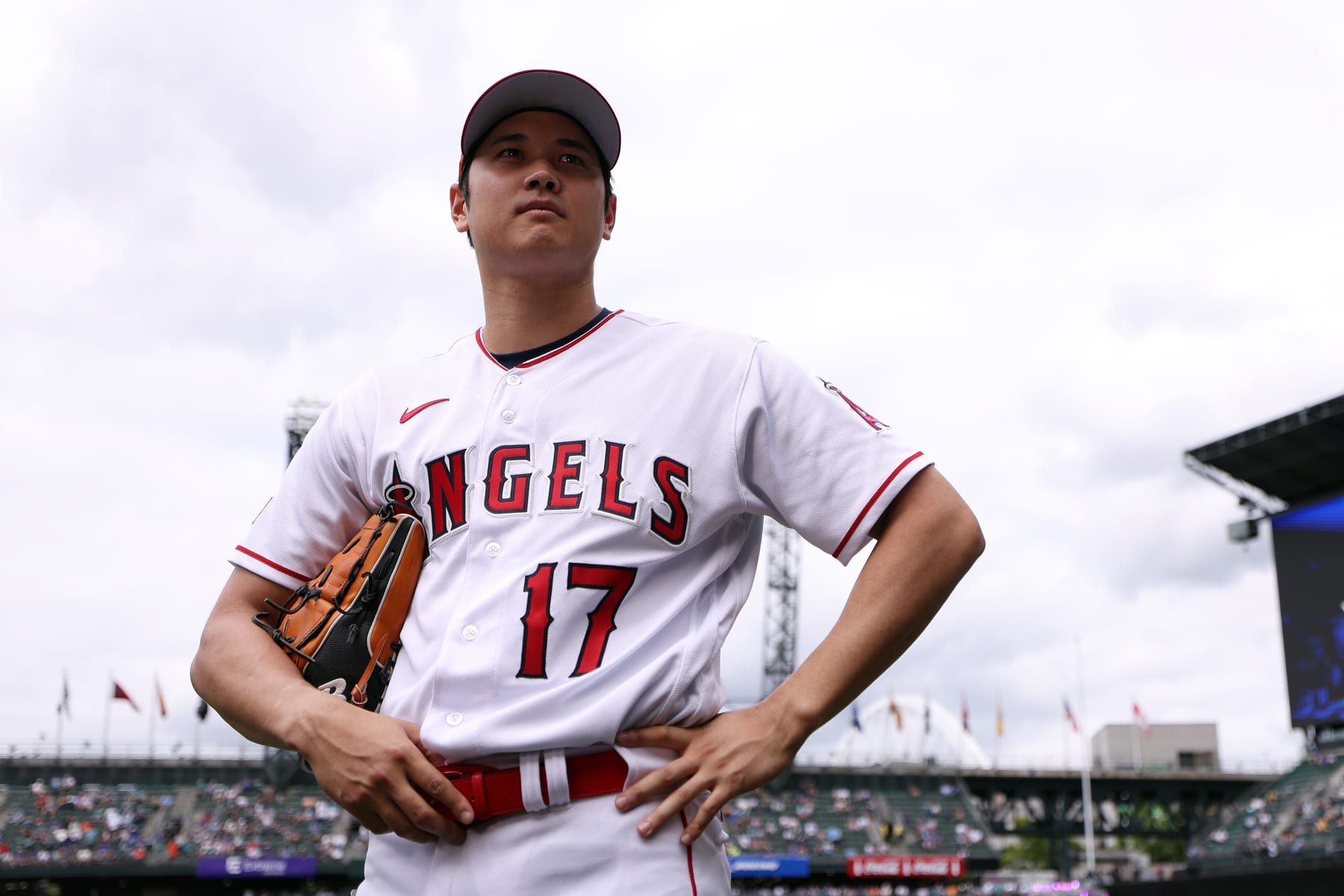 SHOHEI OHTANI SIGNED LOS ANGELES ANGELS PLAYERS WEEKEND SHOWTIME