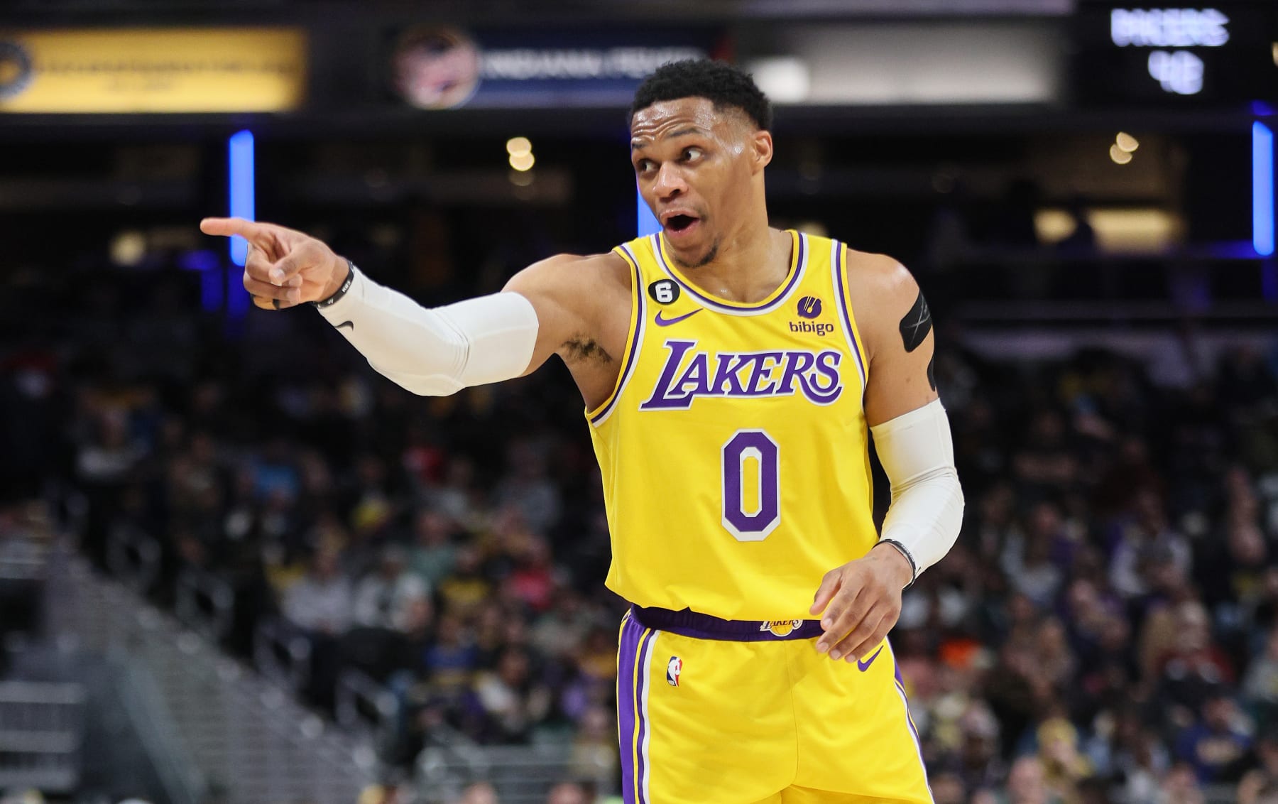 Los Angeles Lakers Russell Westbrook 2022-23 Purple Jersey