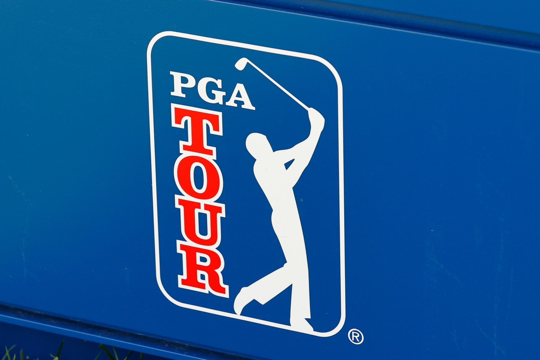 CROMWELL, CT - JUNE 21: A general view of the  PGA TOUR logo during the PGA - Travelers Championship at TPC River Highlands on June 21, 2023 in Cromwell, Connecticut. (Photo by Rich Graessle/Icon Sportswire via Getty Images)