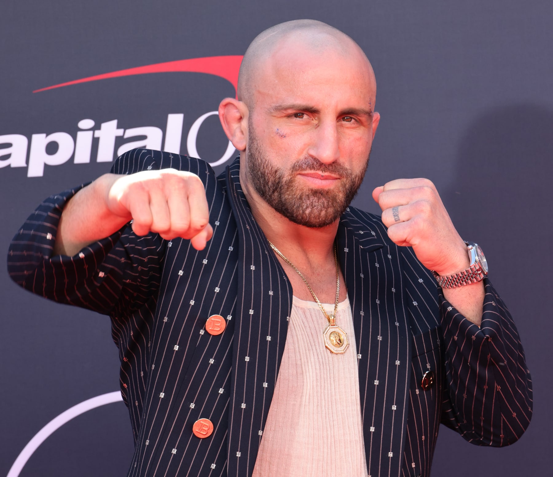 HOLLYWOOD, CALIFORNIA - JULY 12: Alexander Volkanovski
attends the 2023 ESPYs Awards at the Dolby Theatre on July 12, 2023 in Hollywood, California. (Photo by David Livingston/FilmMagic)