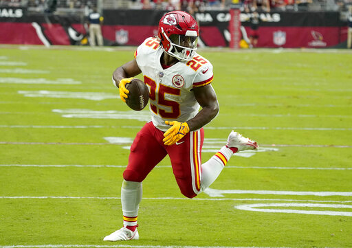 Chiefs RB Clyde Edwards-Helaire inactive for Super Bowl LVII