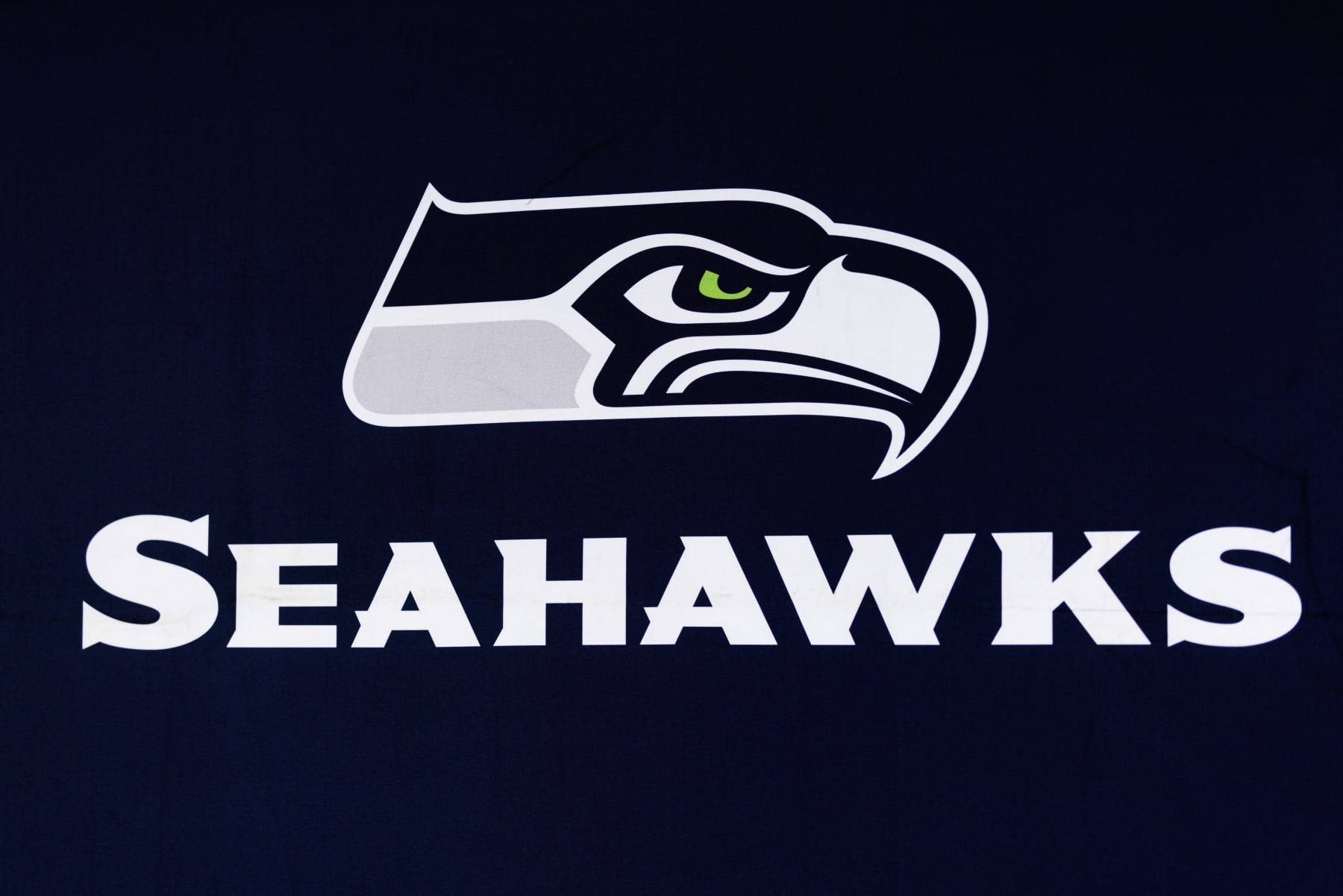 seahawks logo blue background