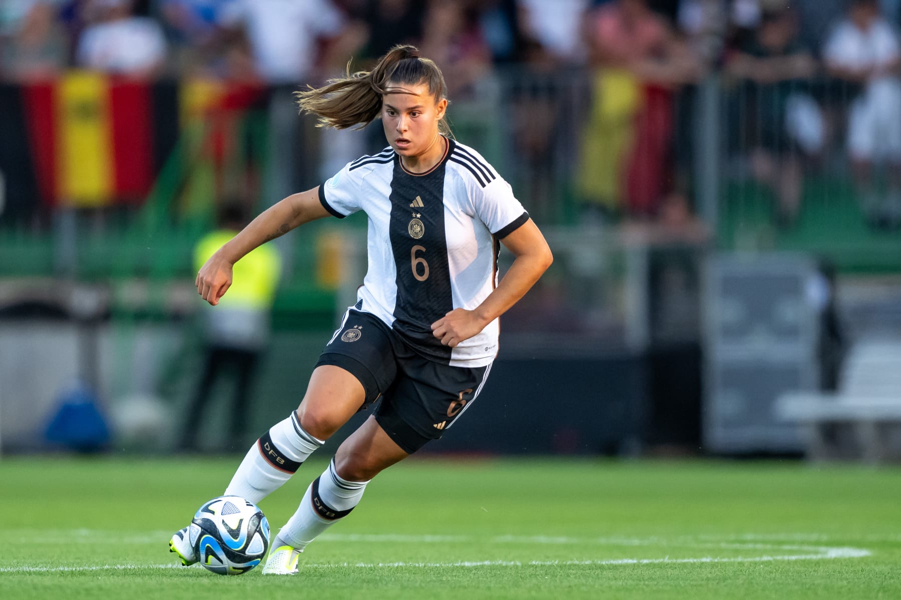 Players of the German women's national football team Lena