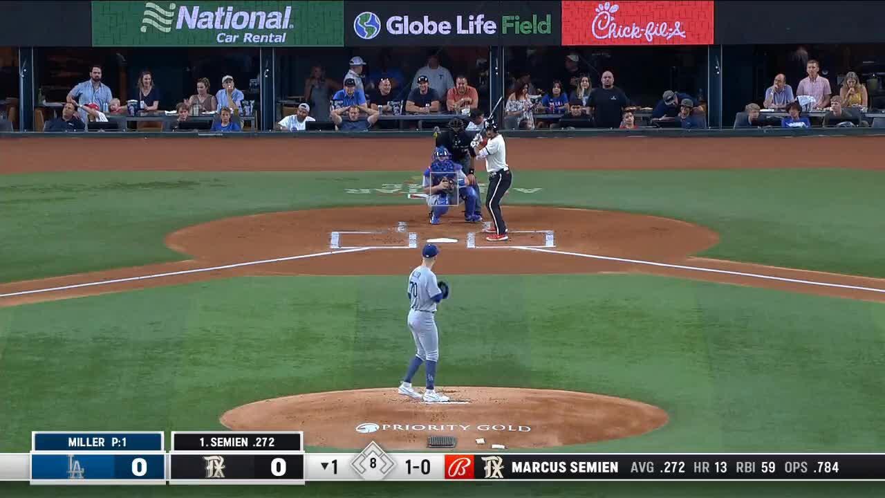 Dodgers beat Rangers 163