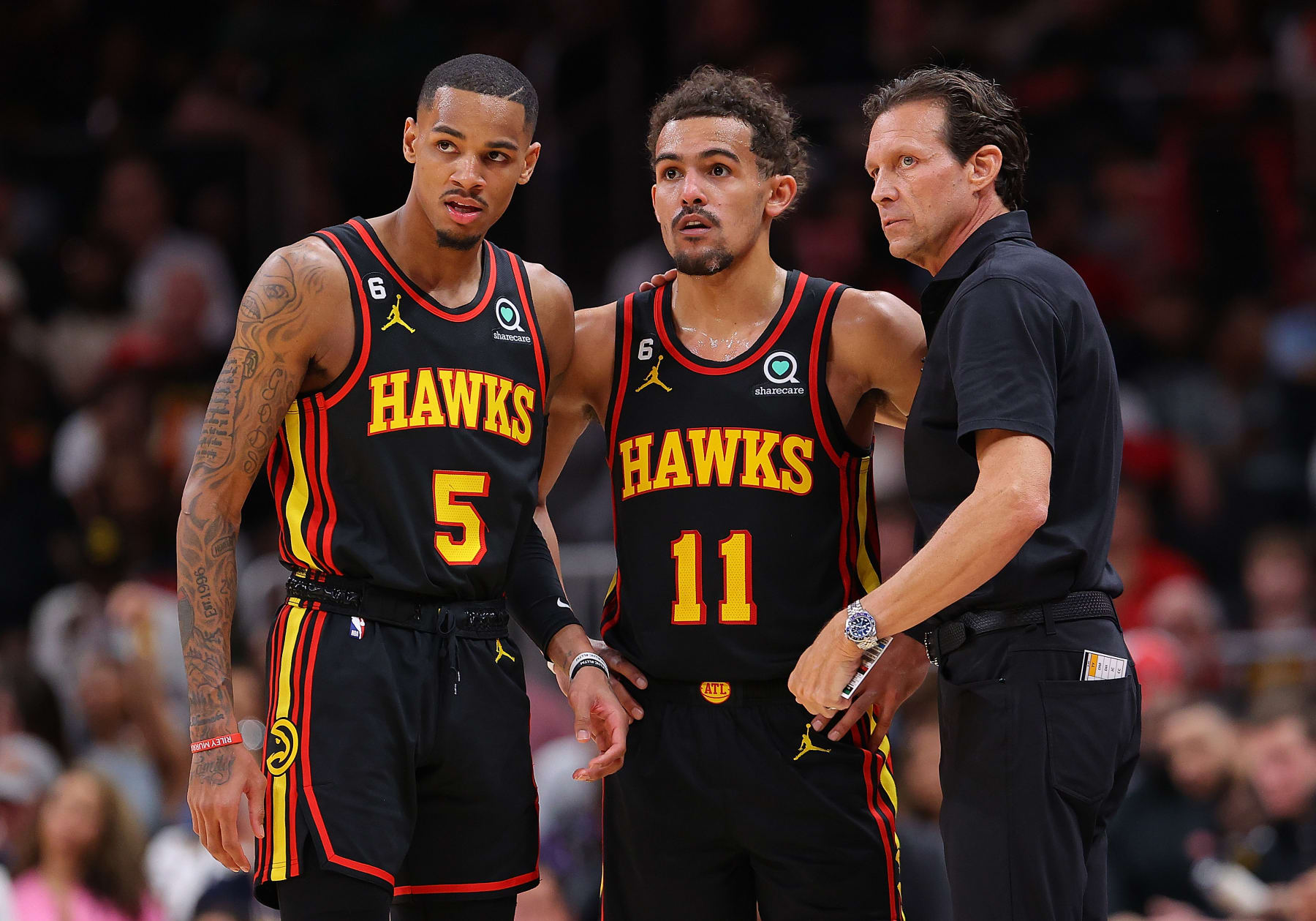 Trae Young Atlanta Hawks Game-Used #11 White Jersey Worn During the Second  Half of the Game vs. Boston Celtics on April 15, 2023