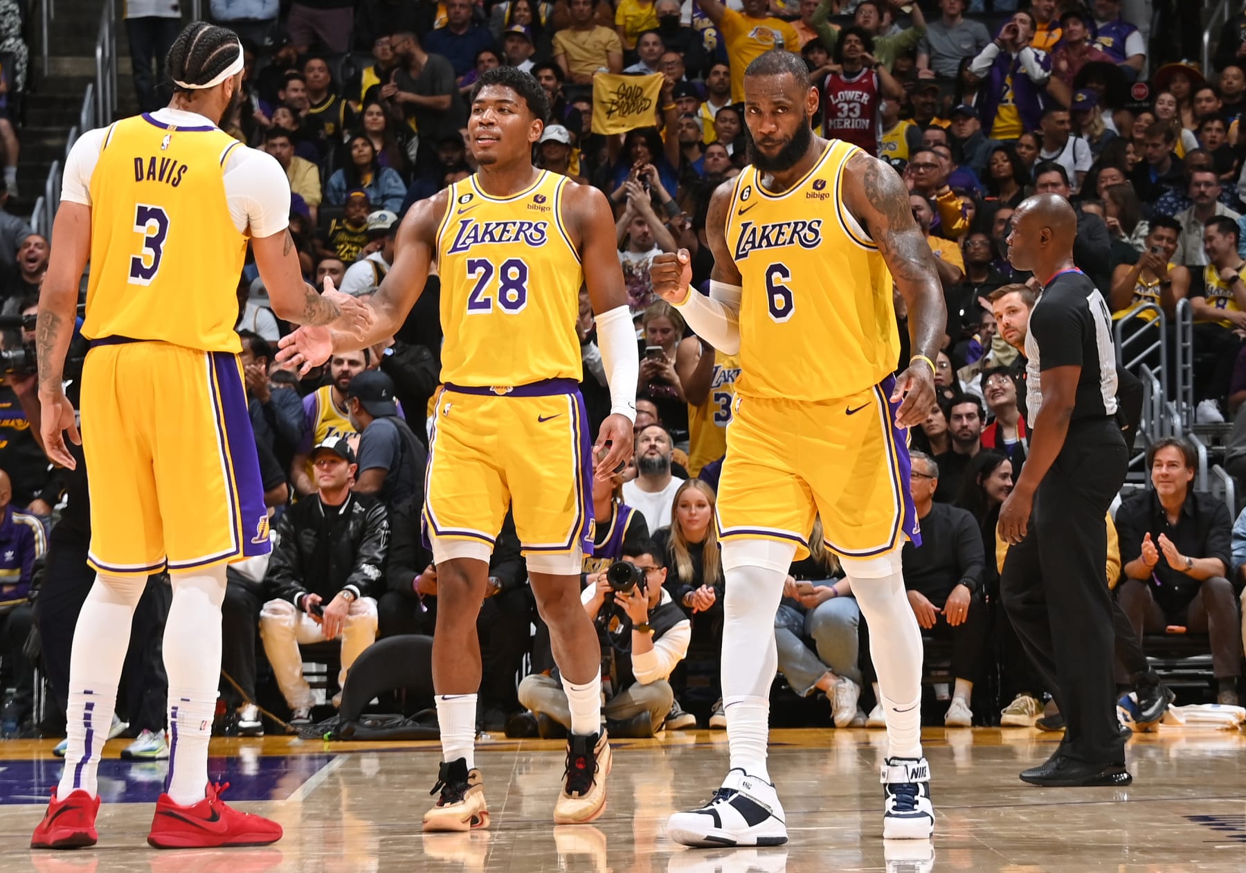 2023-24 Projected Starting Lineup For Los Angeles Lakers