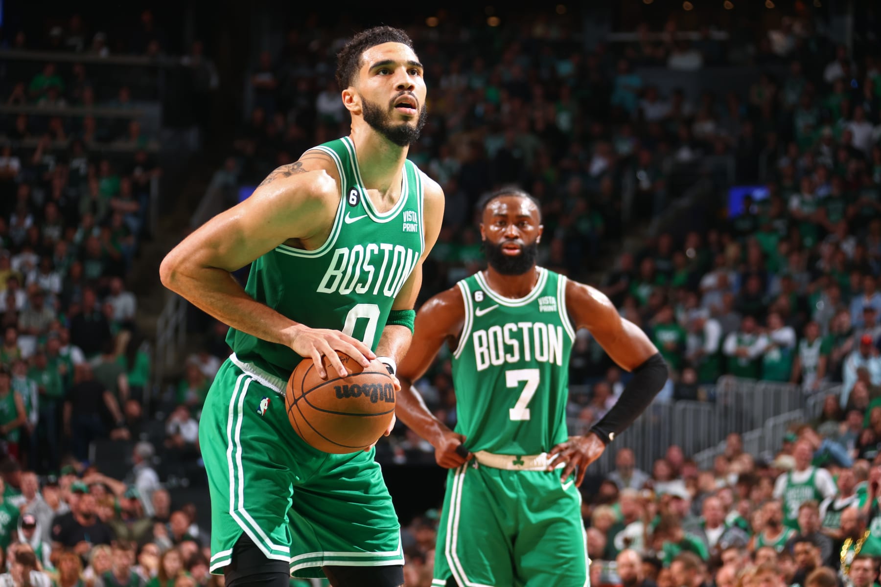 Video: Jayson Tatum Gifts Kevin Hart His 5-Year Old Son Deuce's Celtics  Jersey, News, Scores, Highlights, Stats, and Rumors