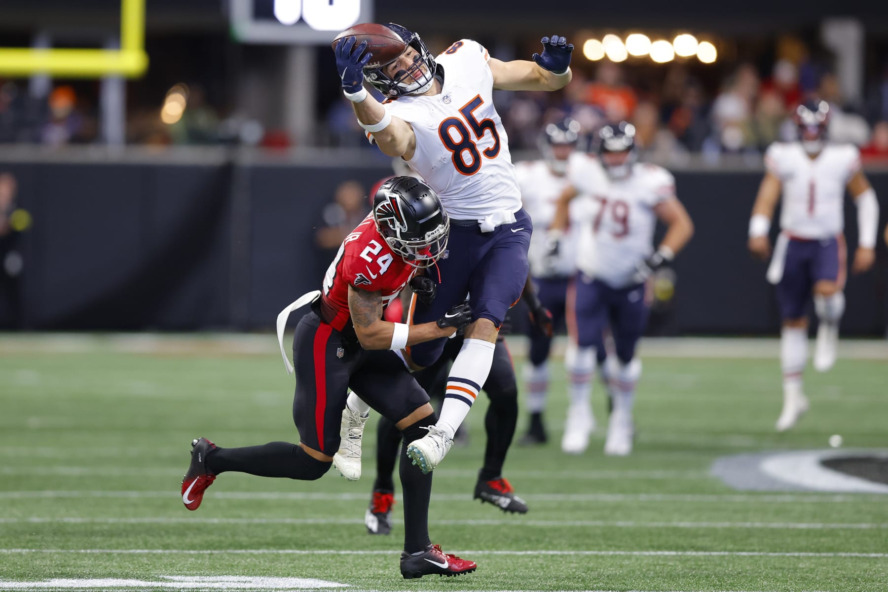 Cole Kmet, Chicago Bears TE, NFL and PFF stats