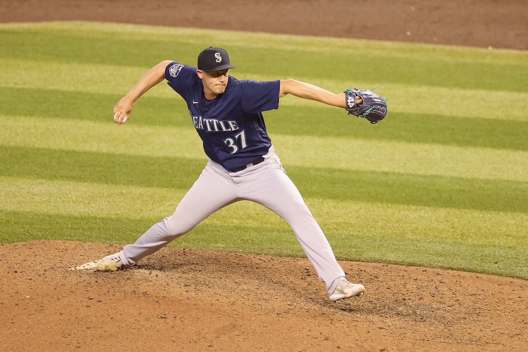 Josh Rojas of the Seattle Mariners slides for a score during the News  Photo - Getty Images