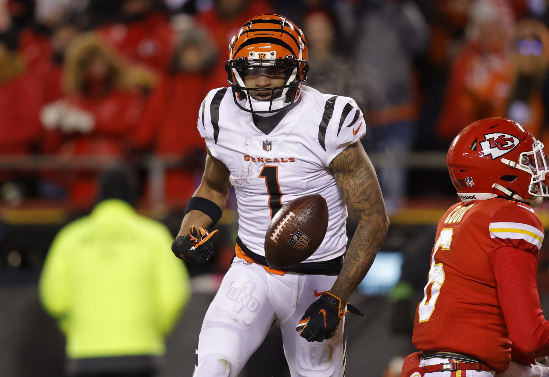 Bengals vs. Chiefs Underdog Pick'ems: Ja'Marr Chase and Travis