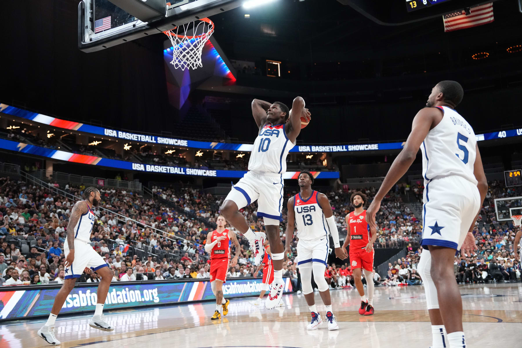 Anthony Edwards leads Team USA in scoring to beat Puerto Rico, but isn't  happy