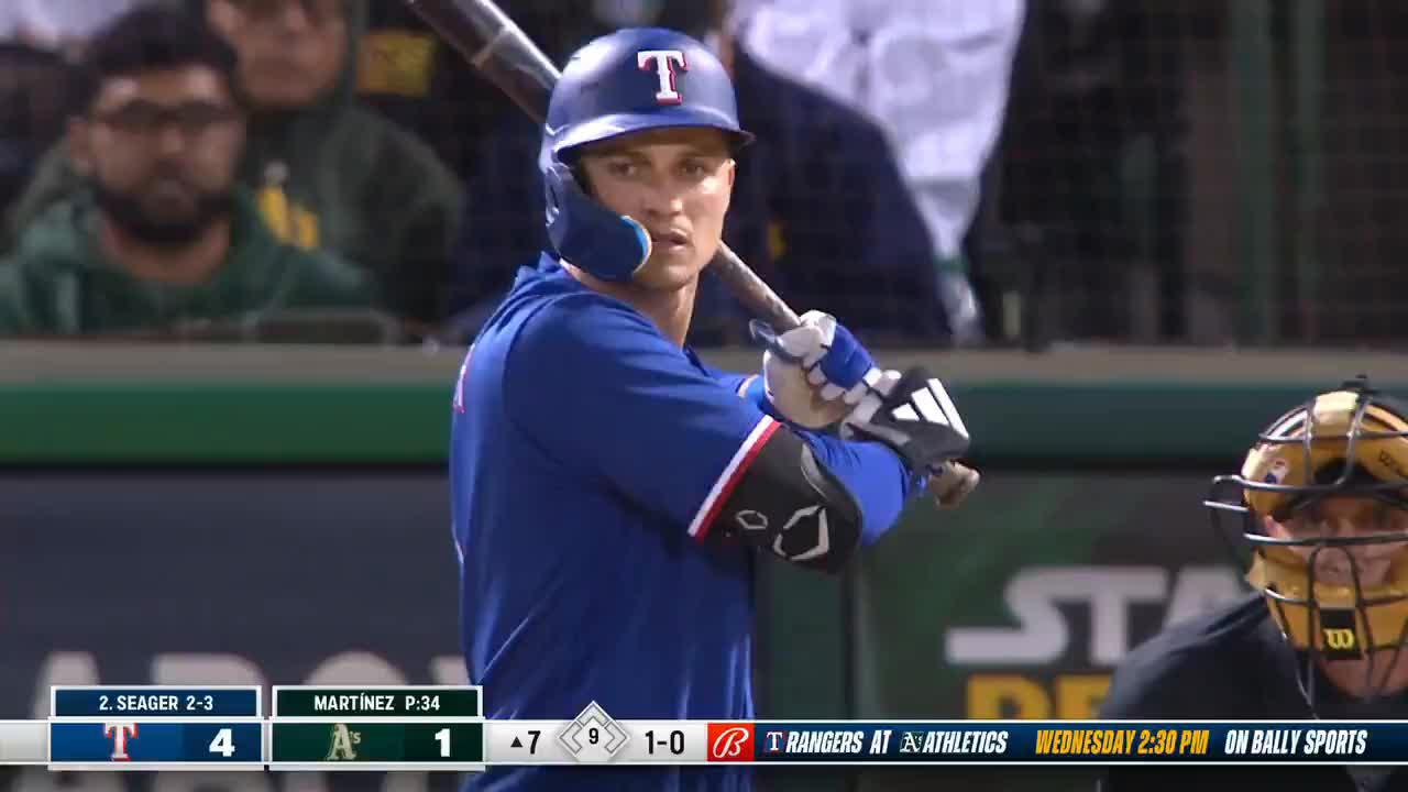 Rangers beat A's 61