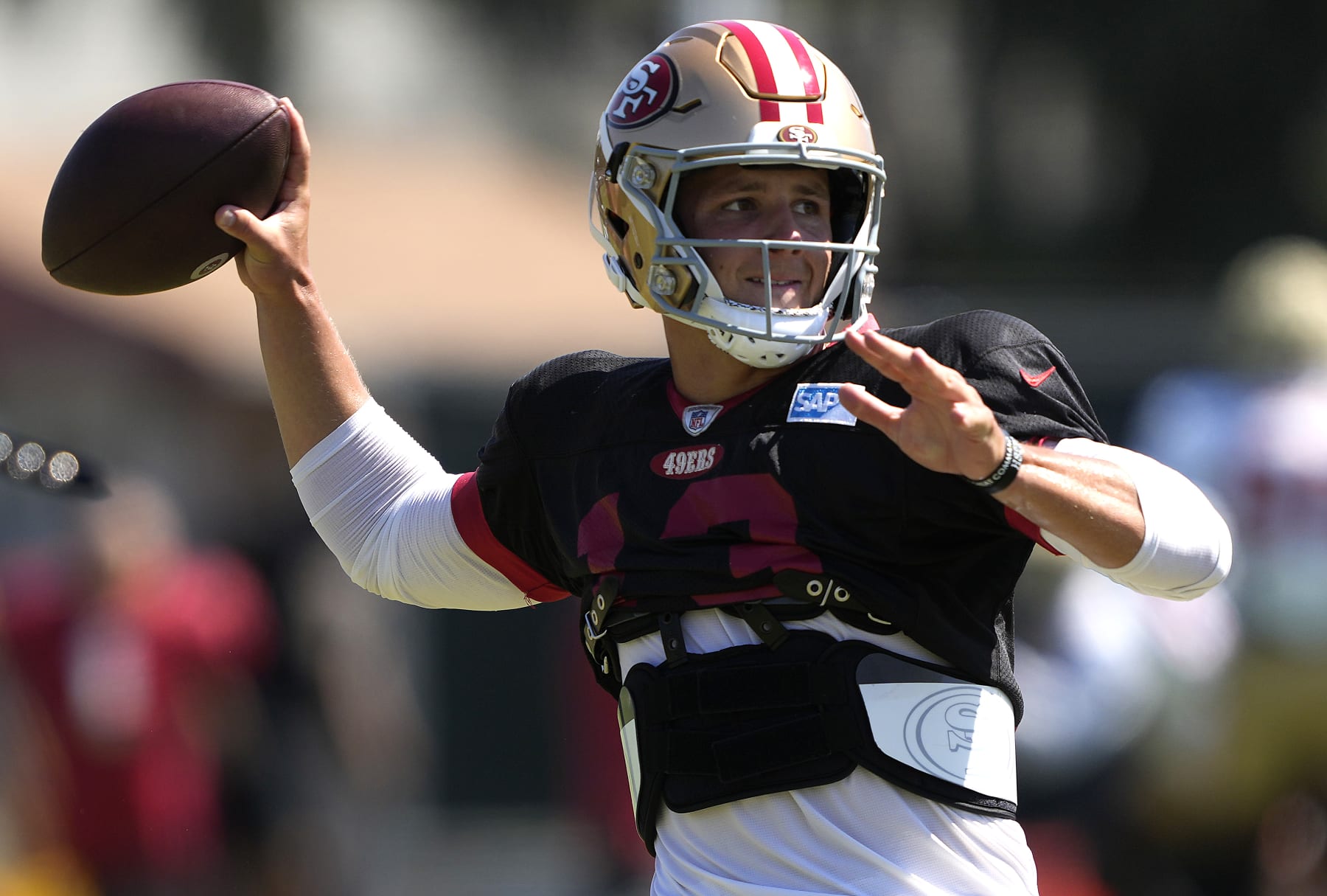 Brock Purdy - 49ers optimistic Purdy will be ready for Week 1 - Fantasy  Index