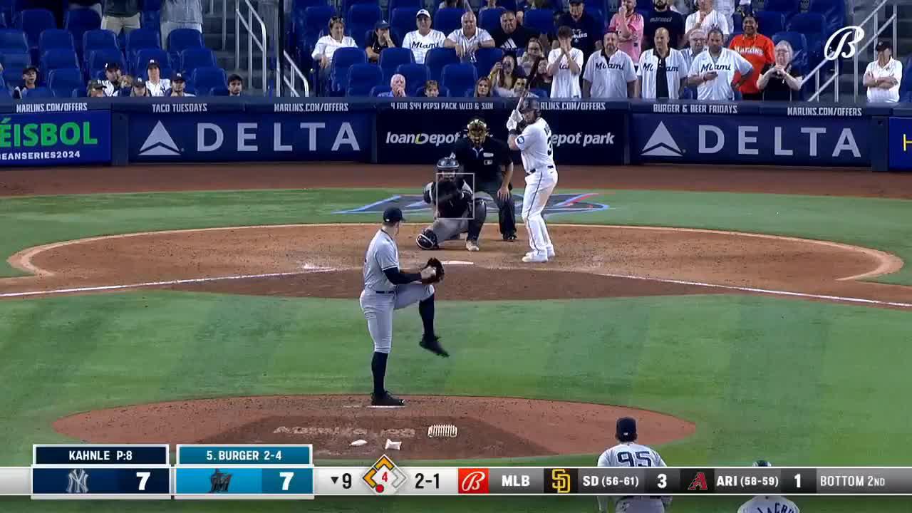 Marlins Beat Yankees 8-7