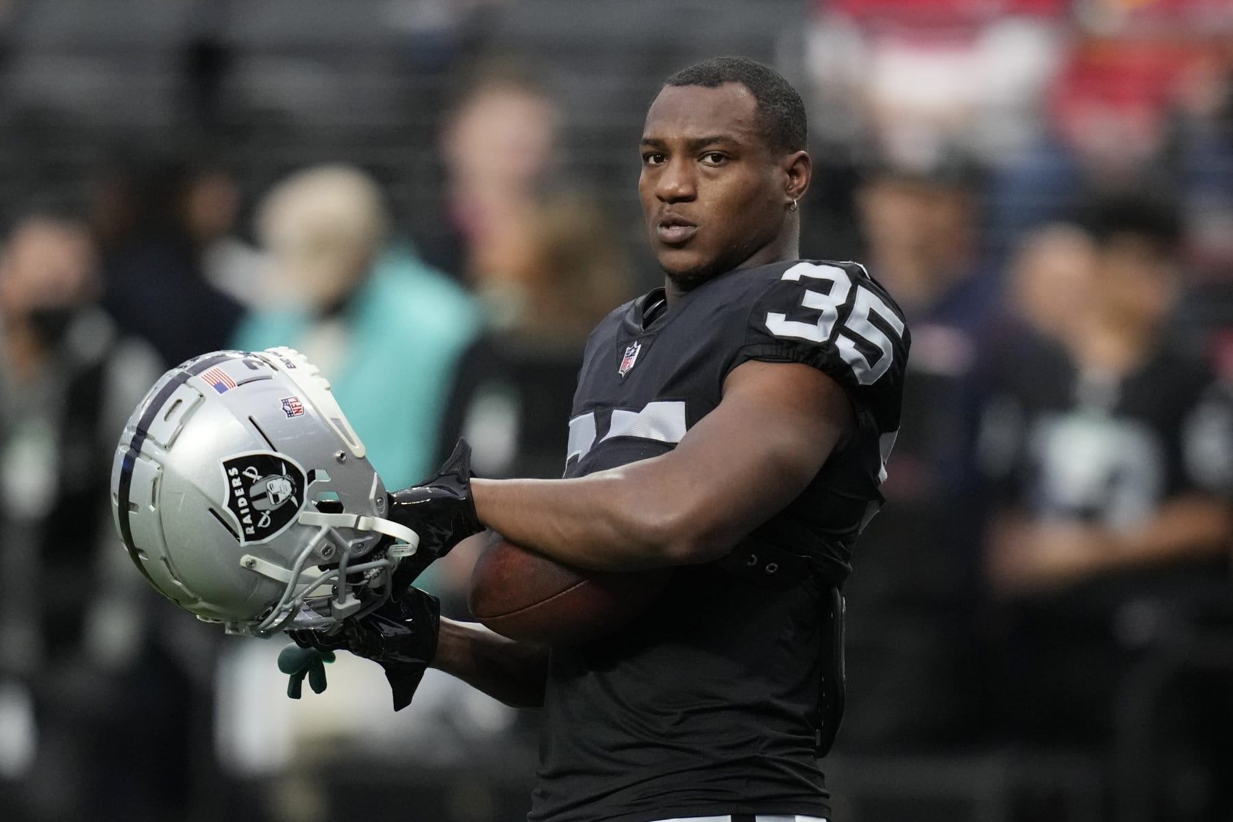 Nate Hobbs reacts to signing his rookie contract and explains what he  brings to the Raiders' secondary