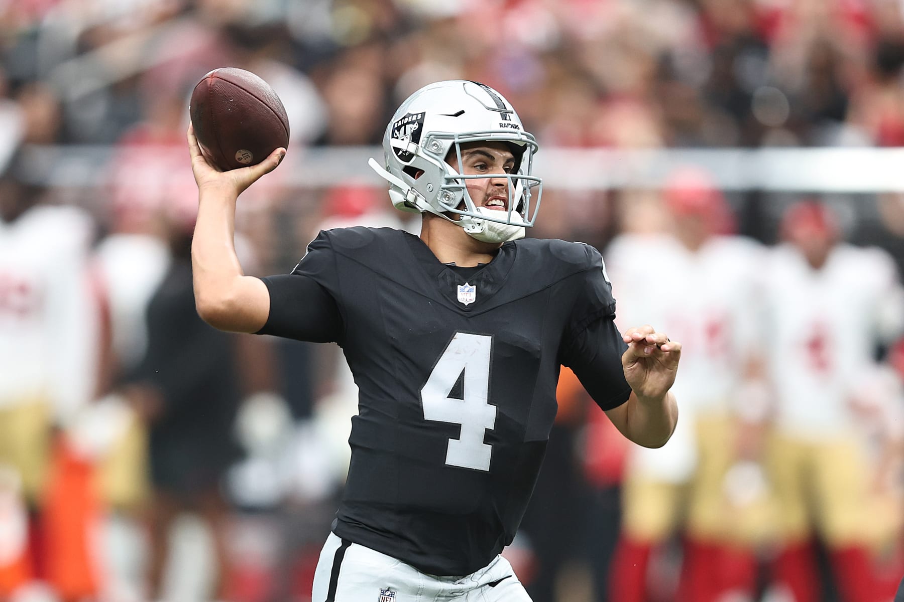 The Raiders have a backup quarterback battle brewing in 2023