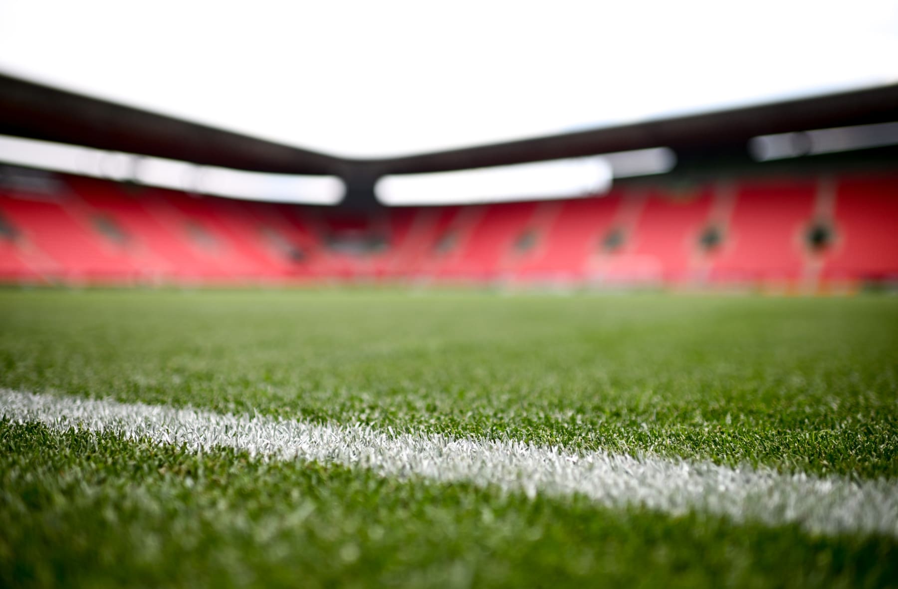 PRAGUE, CZECH REPUBLIC - JUNE 7: A general view of the pitch before the UEFA Europa Conference League Final 2022/23 match between ACF Fiorentina and West Ham United FC in the Eden Arena on June 7, 2023 in Prague, Czech Republic. (Photo by Ramsey Cardy - Sportsfile/UEFA via Getty Images)