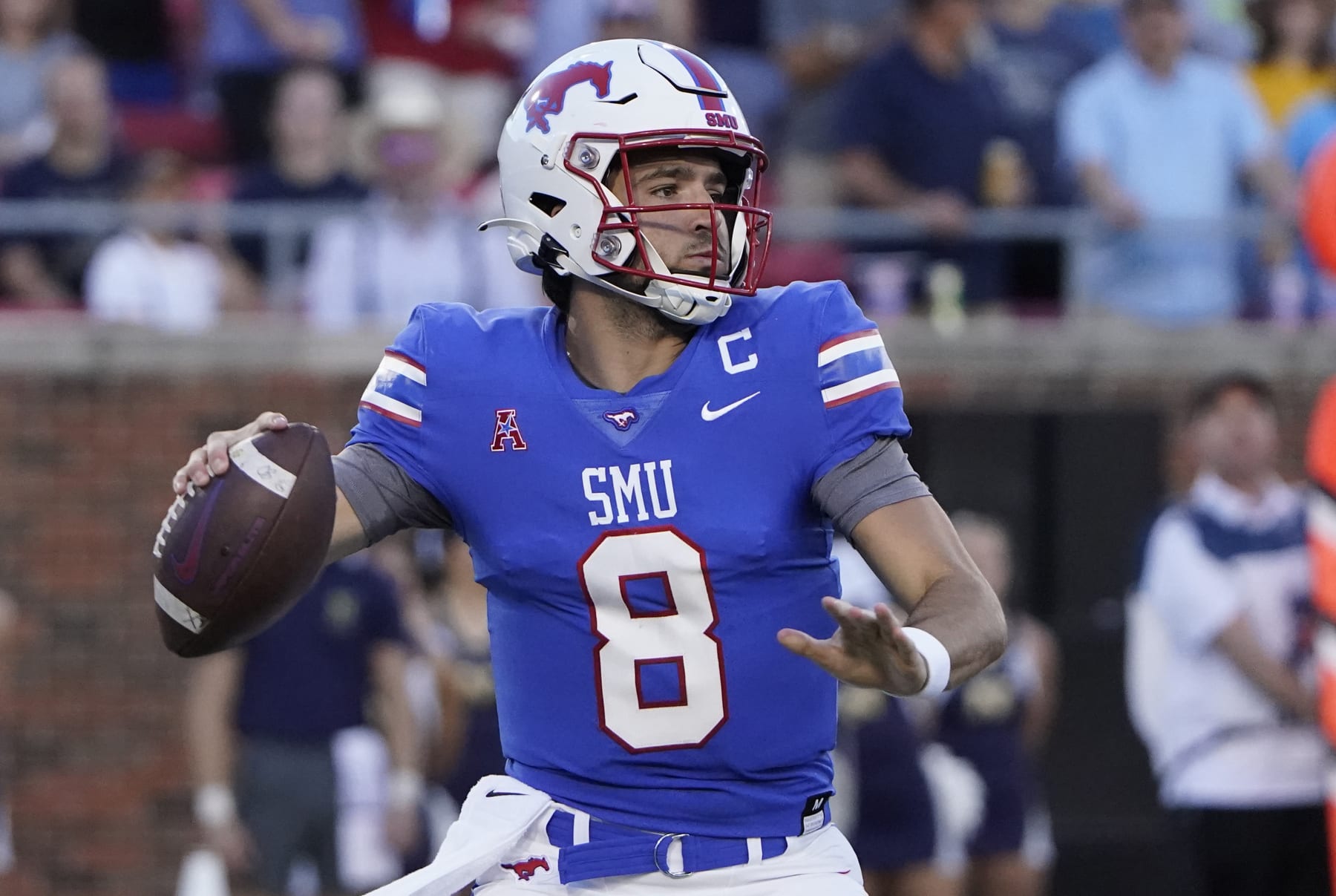 Tanner Mordecai, who transferred from SMU to Wisconsin