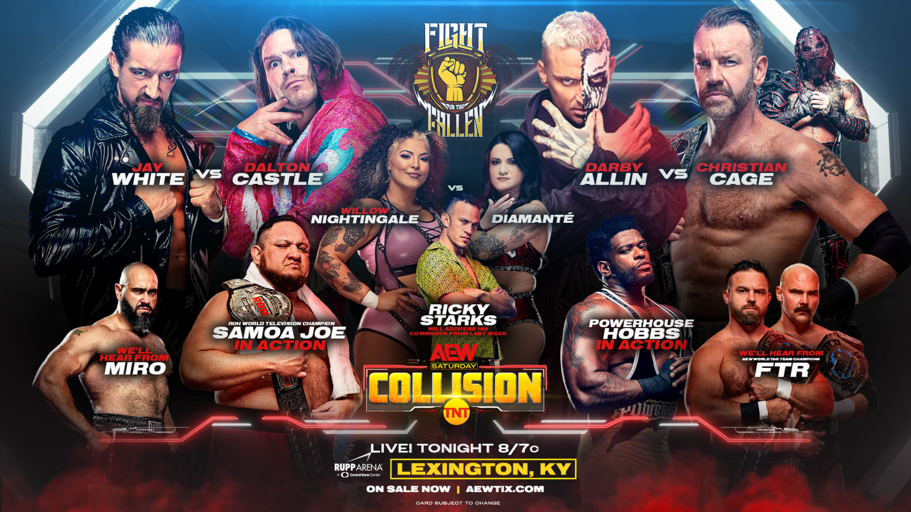 AEW Collision Fight for the Fallen Results Winners, Live Grades, Highlights and More News, Scores, Highlights, Stats, and Rumors Bleacher Report