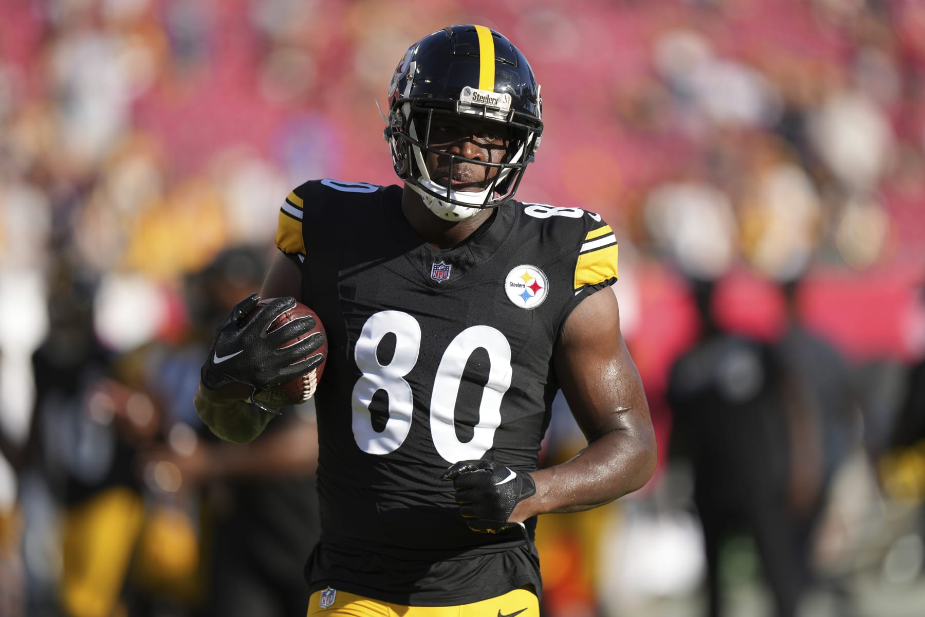 Steelers WR Calvin Austin making up for lost time after injury