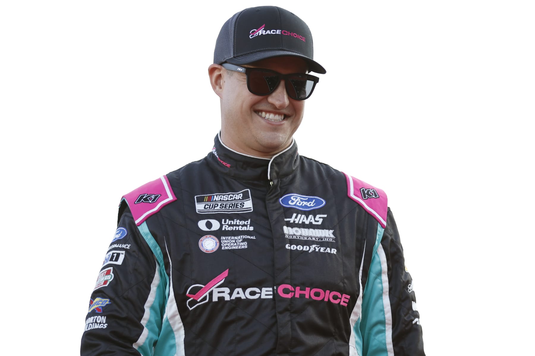 DAYTONA BEACH, FLORIDA - AUGUST 26: Ryan Preece, driver of the #41 RaceChoice.com Ford, walks onstage during driver intros prior to the NASCAR Cup Series Coke Zero Sugar 400 at Daytona International Speedway on August 26, 2023 in Daytona Beach, Florida. (Photo by James Gilbert/Getty Images)