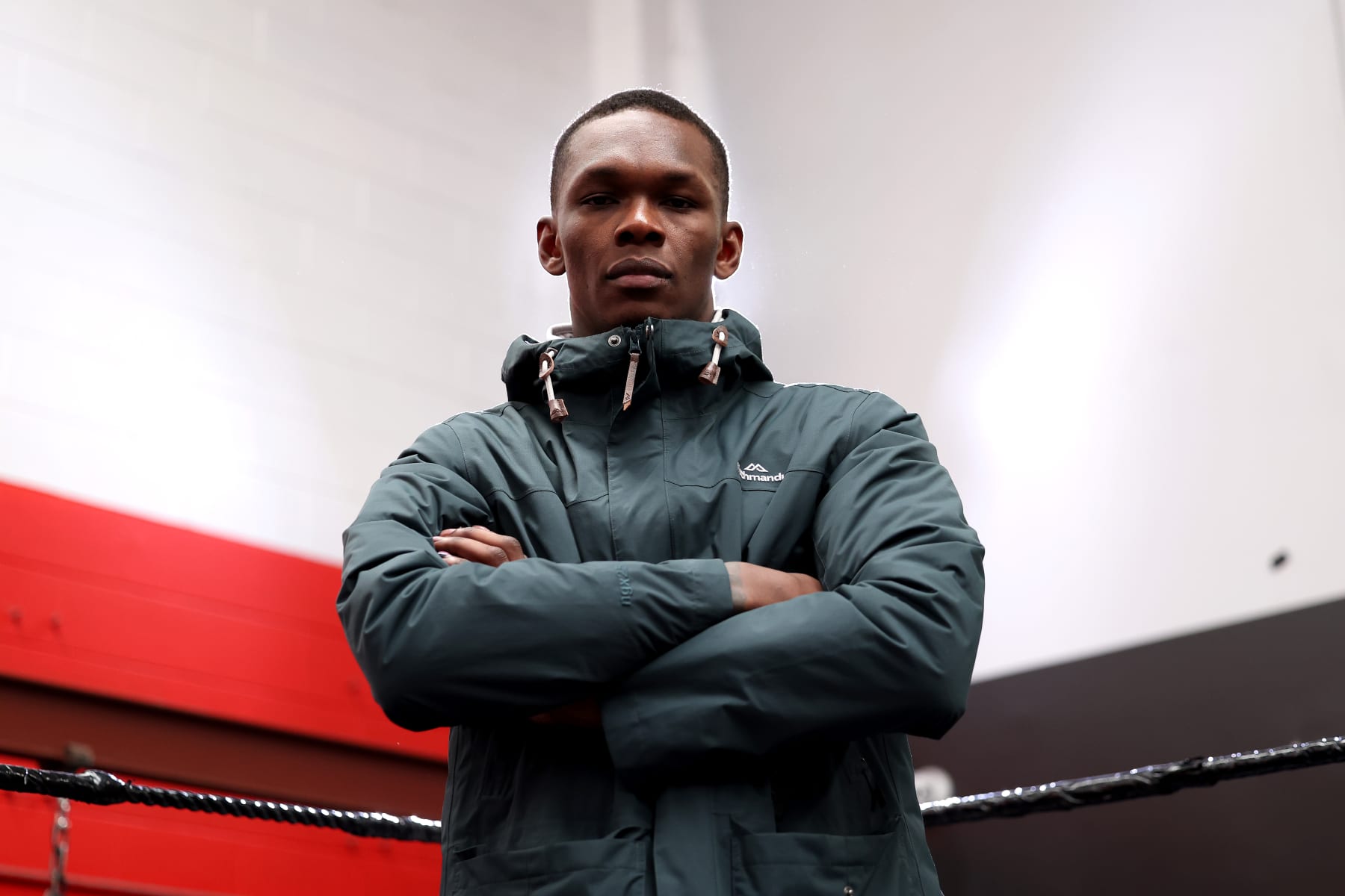 AUCKLAND, NEW ZEALAND - AUGUST 11: Israel Adesanya poses for a portrait during a UFC 293 media opportunity at CKB on August 11, 2023 in Auckland, New Zealand. (Photo by Phil Walter/Zuffa LLC)
