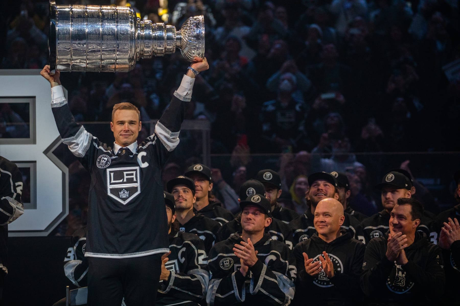 Los Angeles Kings Dustin Brown 23 Home 2022 Stanley Cup Playoffs