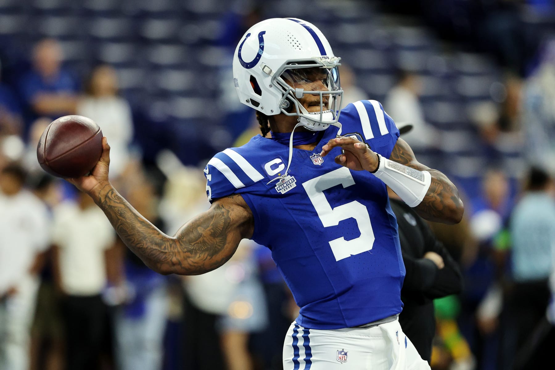 Colts' Anthony Richardson Says He'll Be Fine After Bruised Knee