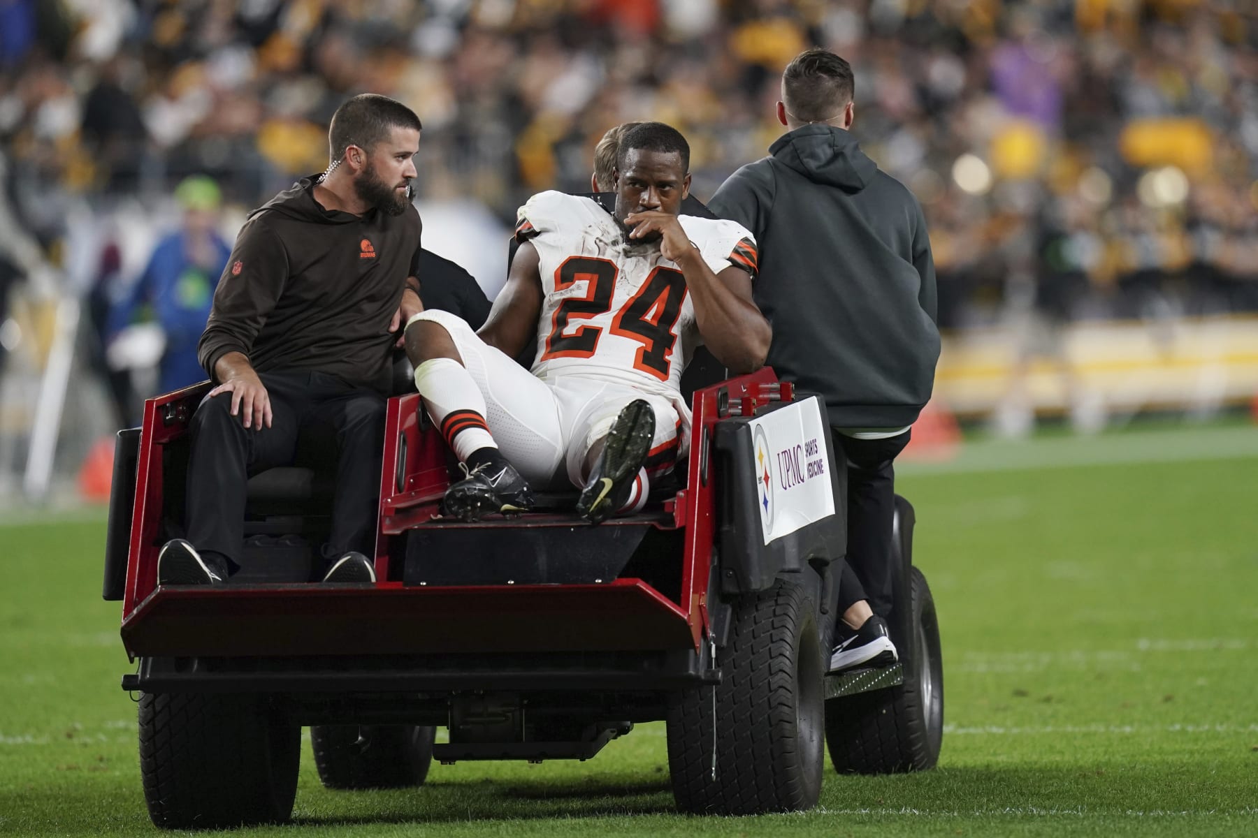 Nick Chubb suffers knee injury Monday night Browns - Music City Miracles