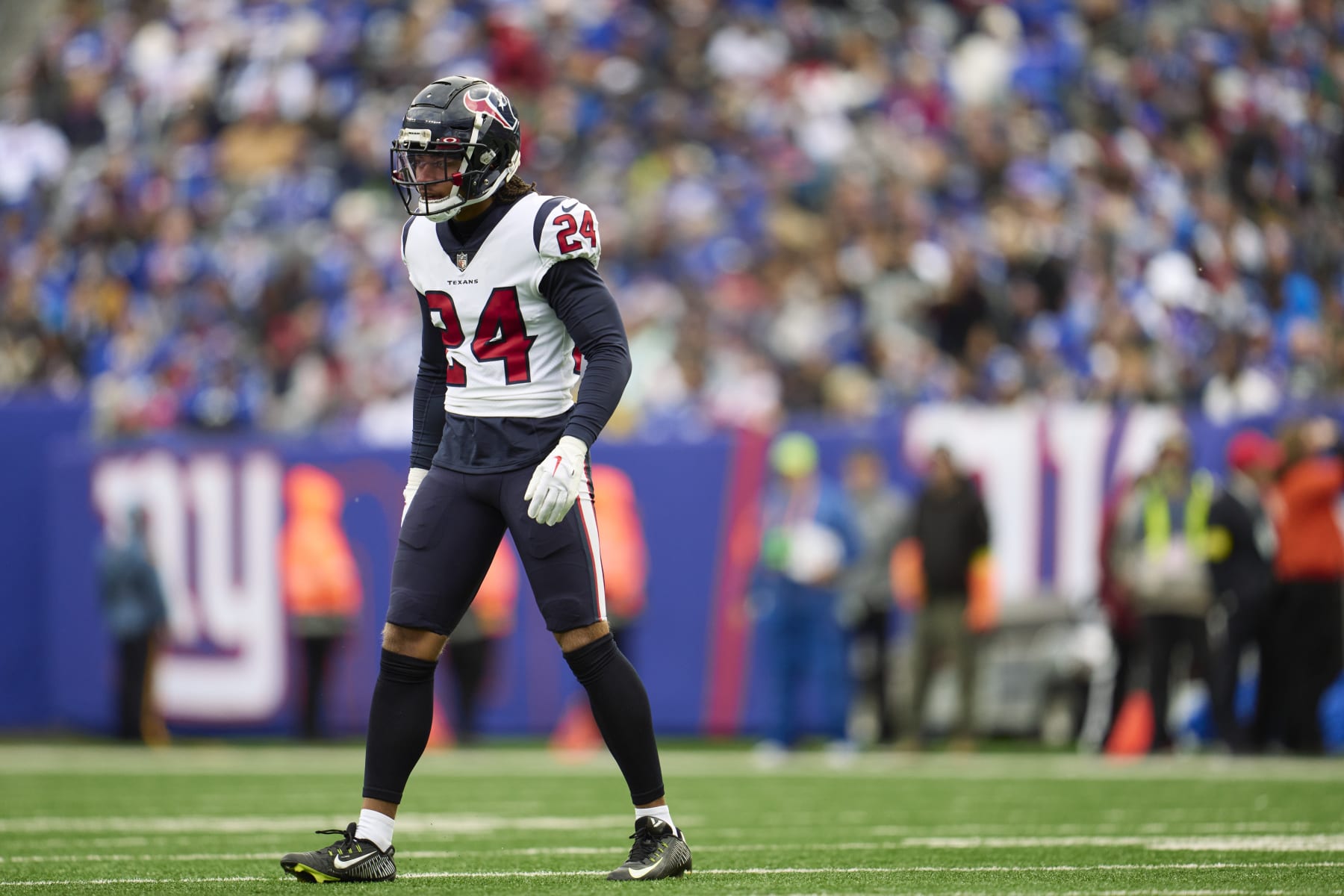 Houston Texans defensive back Derek Stingley Jr. (24) during