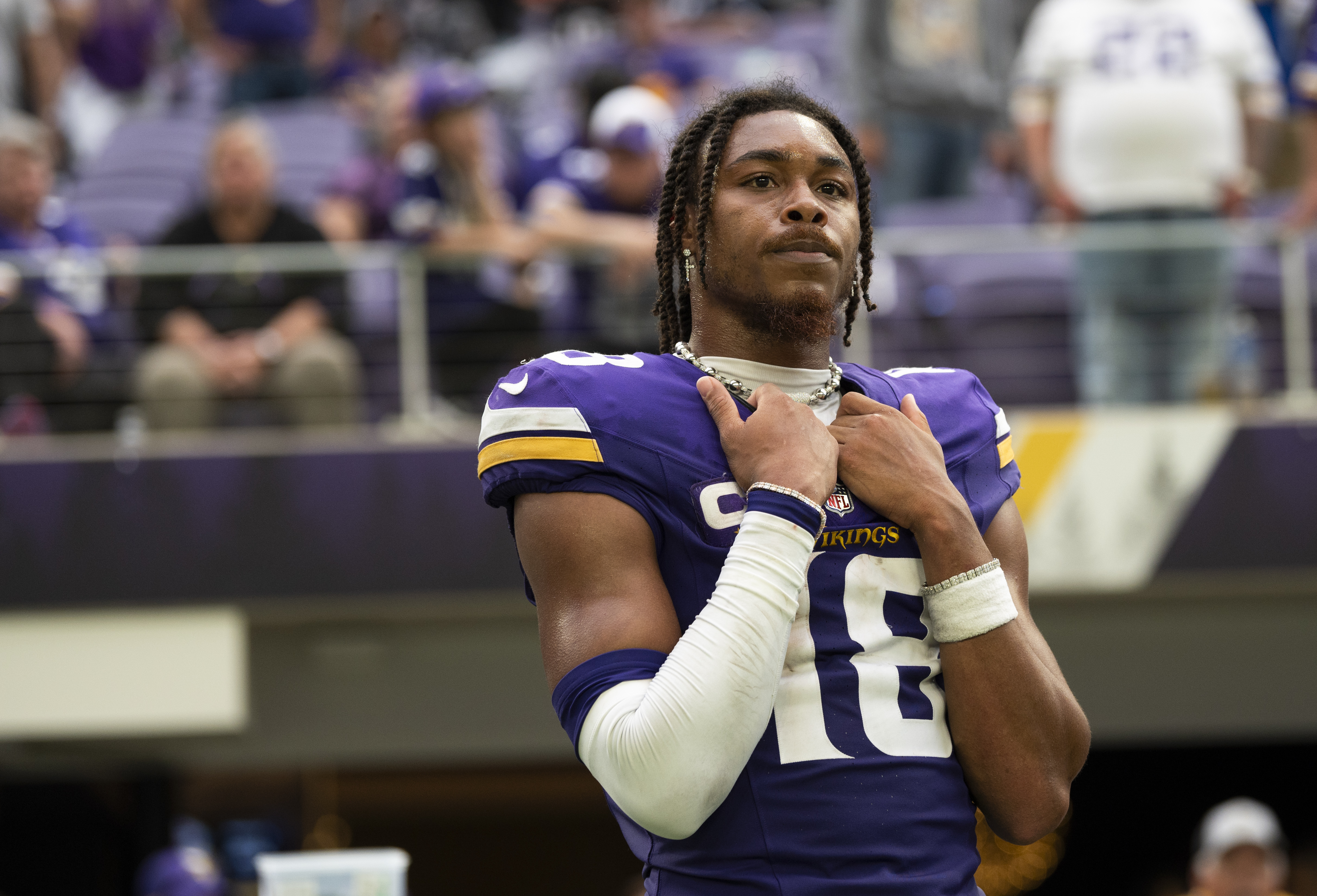 Vikings HC Kevin O'Connell is having his way with WR Justin