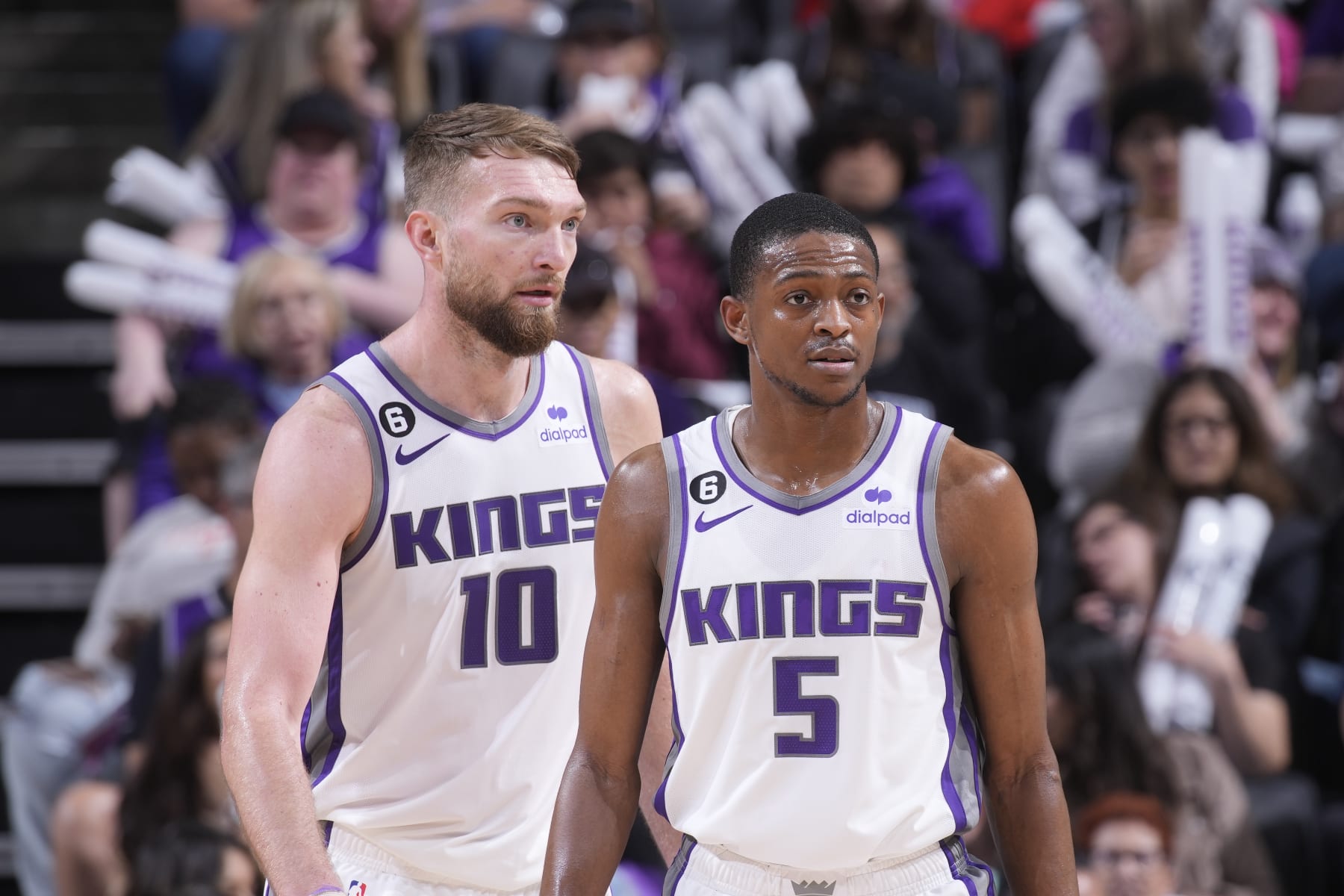 Domantis Sabonis and DeAaron Fox Domantis Sabonis and DeAaron Fox