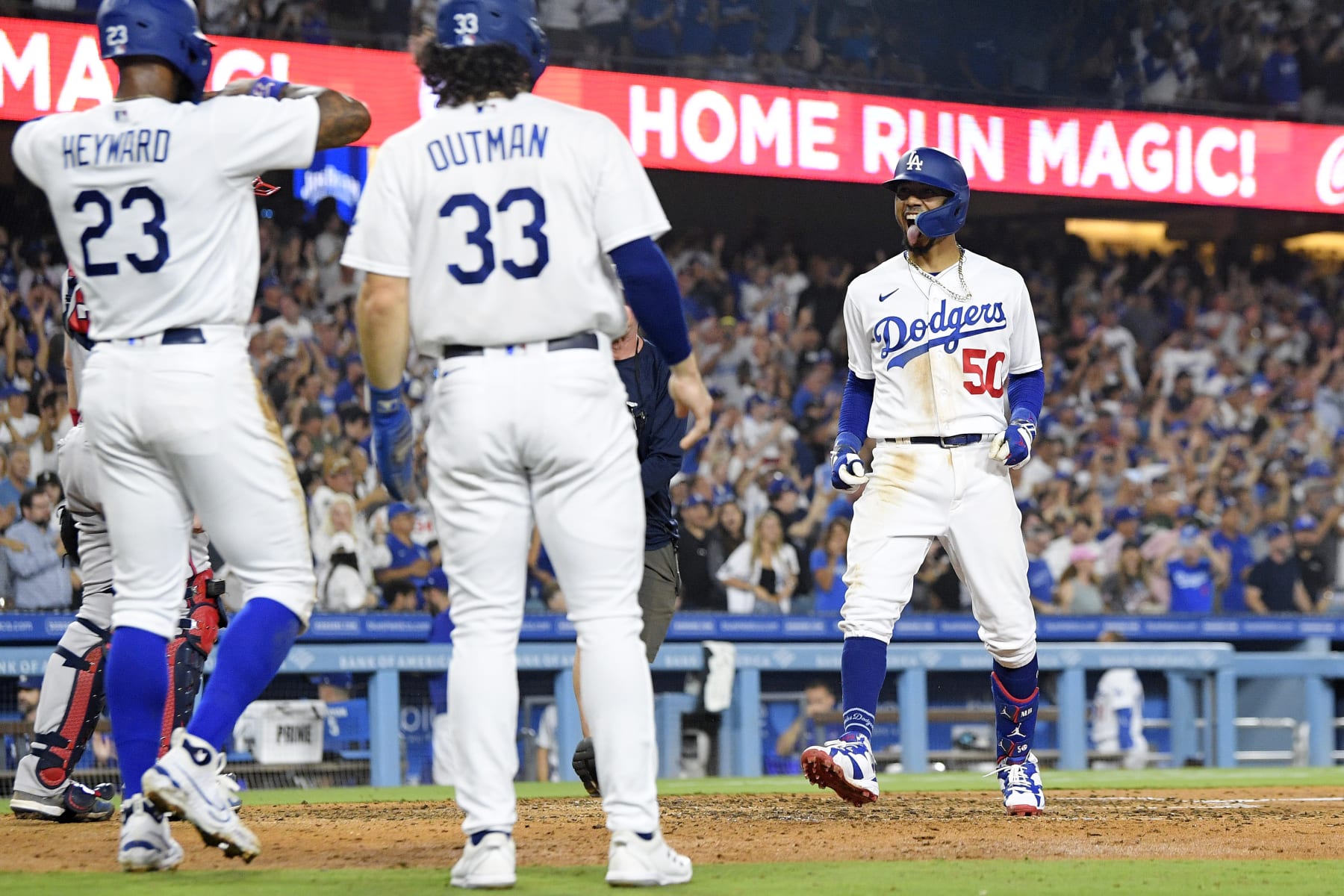 John Clark on X: Bryce Harper and Mookie Betts with the jersey swap after  the Phillies won their first home series against the Dodgers in 5 seasons   / X