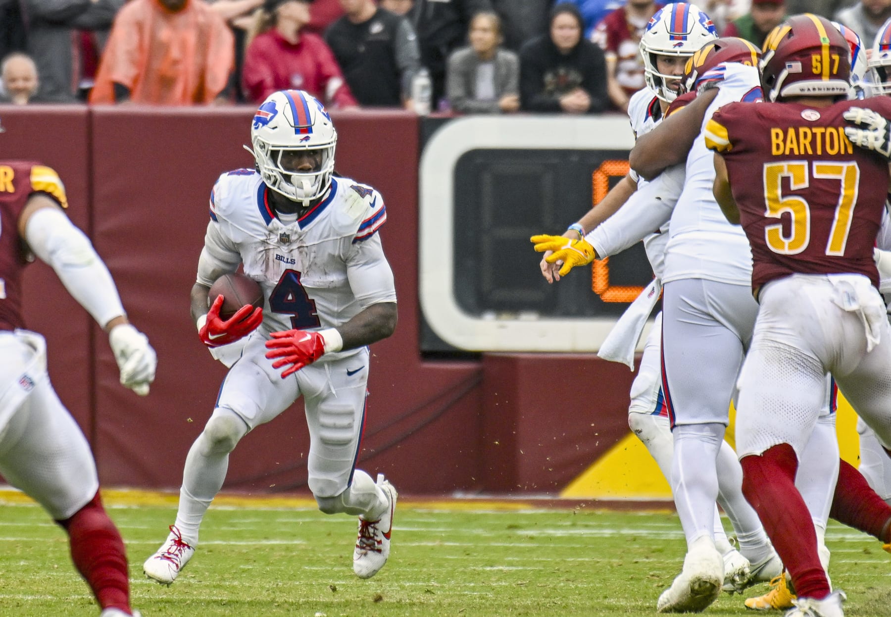 Points and Highlights: Buffalo Bills 37-3 Washington Commanders in