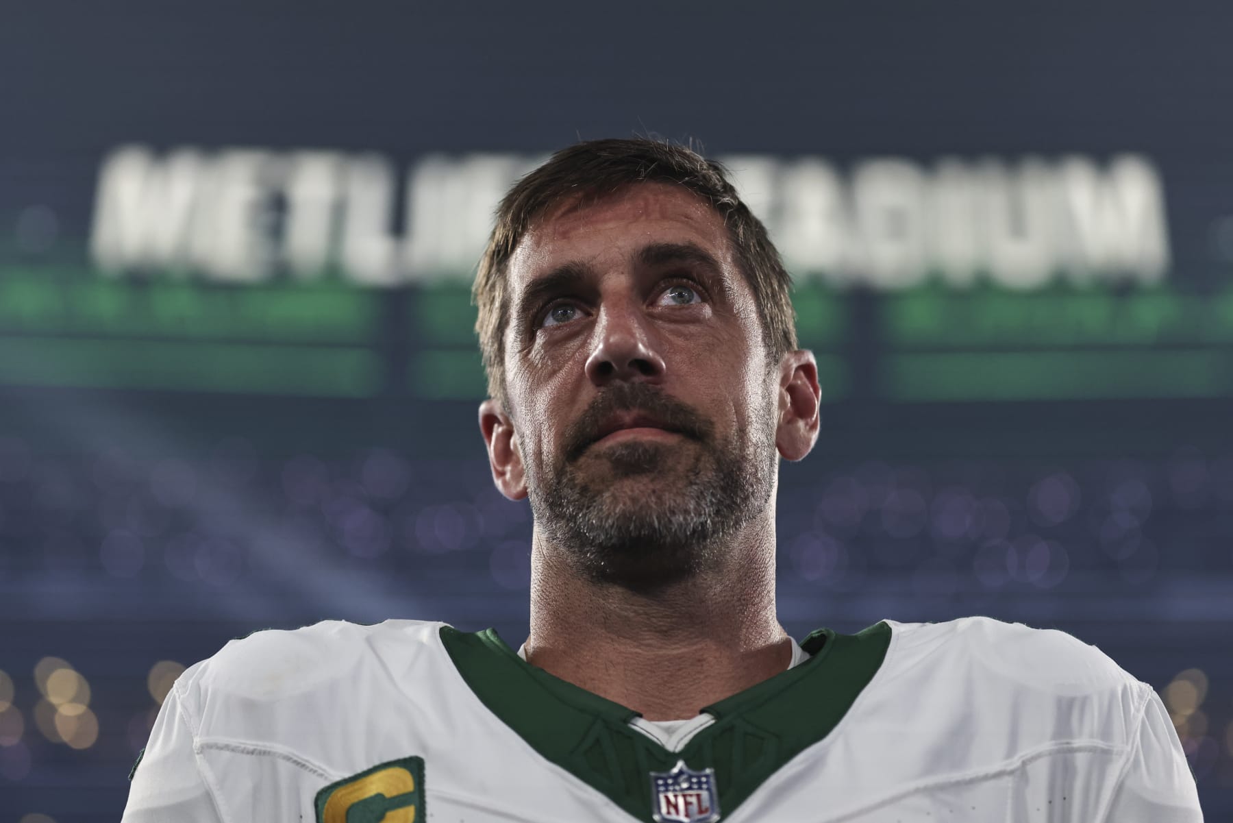 Aaron Rodgers At Jets vs Chiefs At MetLife: Video