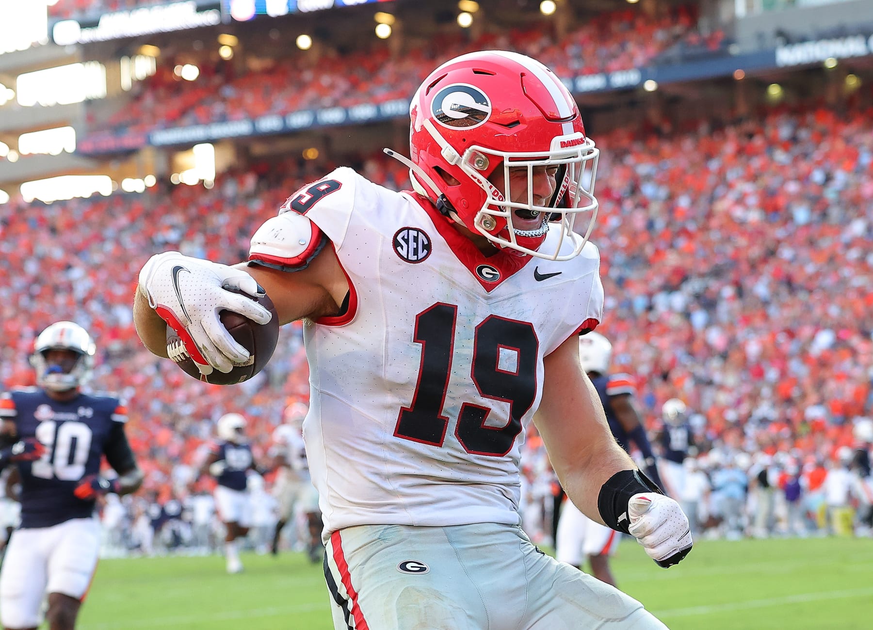 Georgia's Brock Bowers is listed as a tight end, but he can shine anywhere