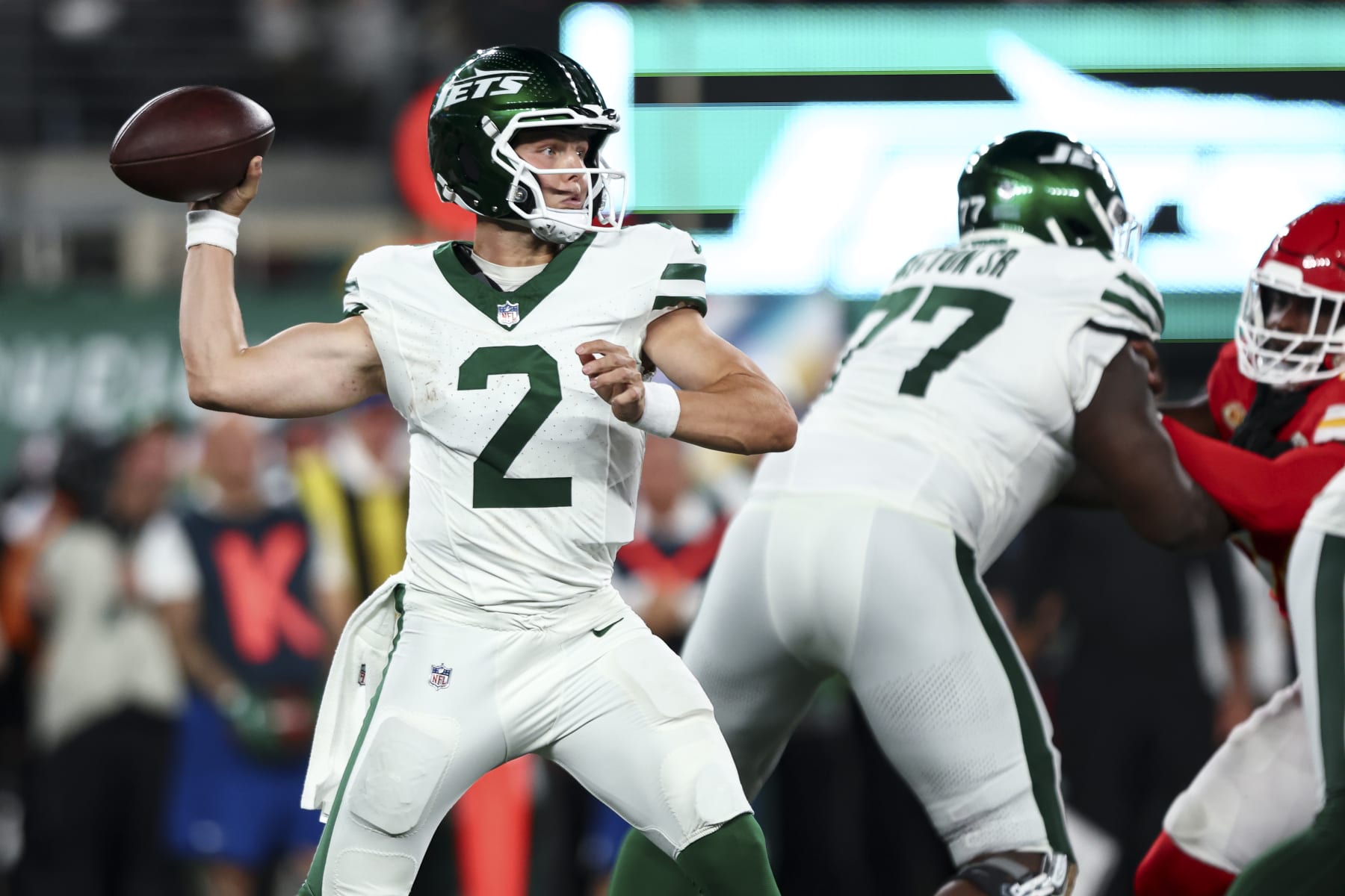 In loss to Chiefs, Jets QB Zach Wilson shows a level of maturity and  accountability that he hadn't shown before