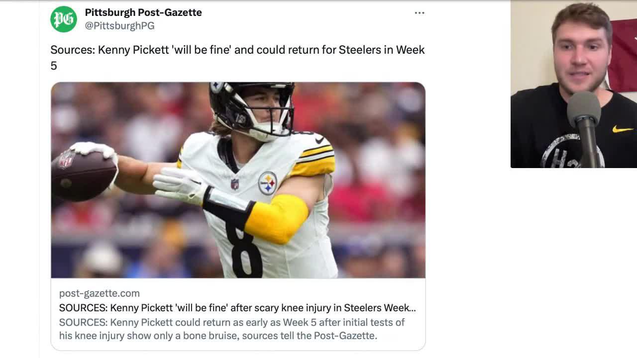 Steelers Quarterback Kenny Pickett Ripped By Colin Cowherd For