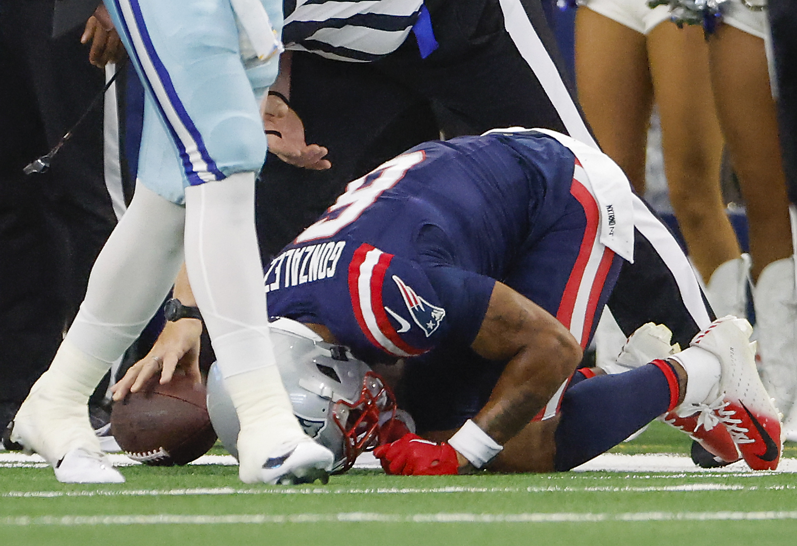 FILE - Indianapolis Colts cornerback Isaiah Rodgers (34) looks on during an NFL  football game, Sunday, Nov. 6, 2022, in Foxborough, Mass. The NFL suspended  three players indefinitely Thursday, June 29, 2023