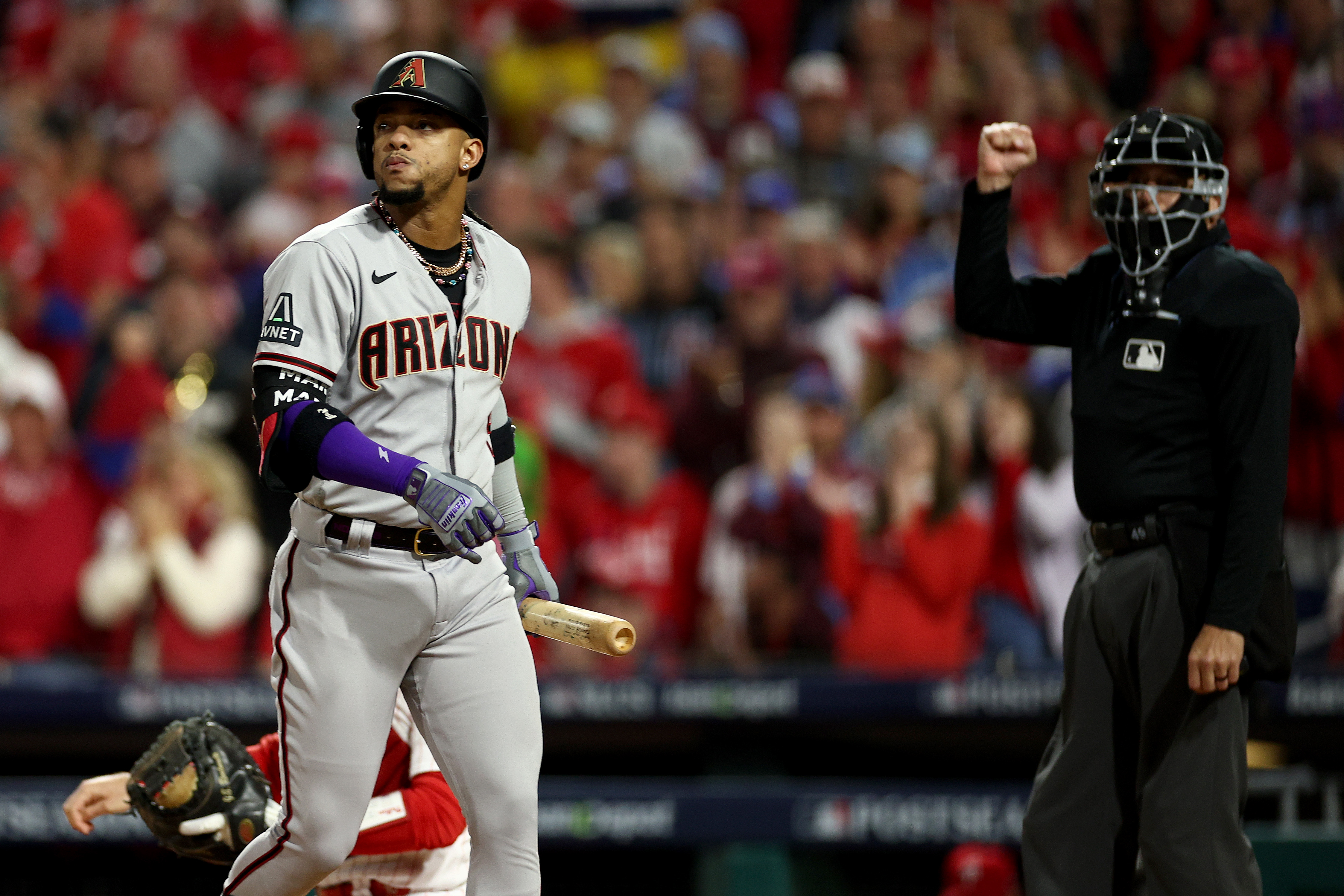 Zac Gallen Shoves at Chase Field - Burn City Sports