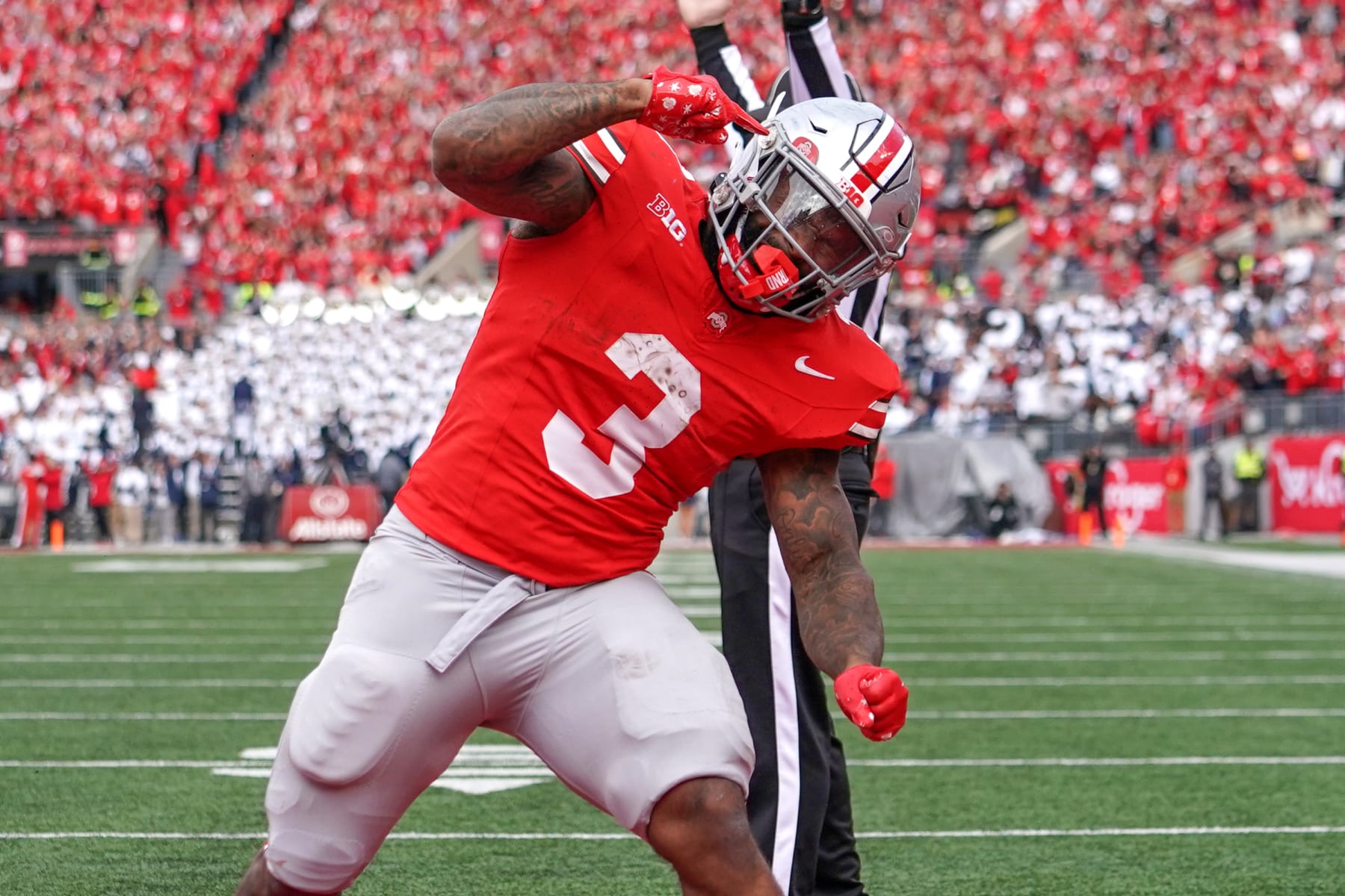 Ohio State defense flexes on Penn State as OSU becomes No. 1 team