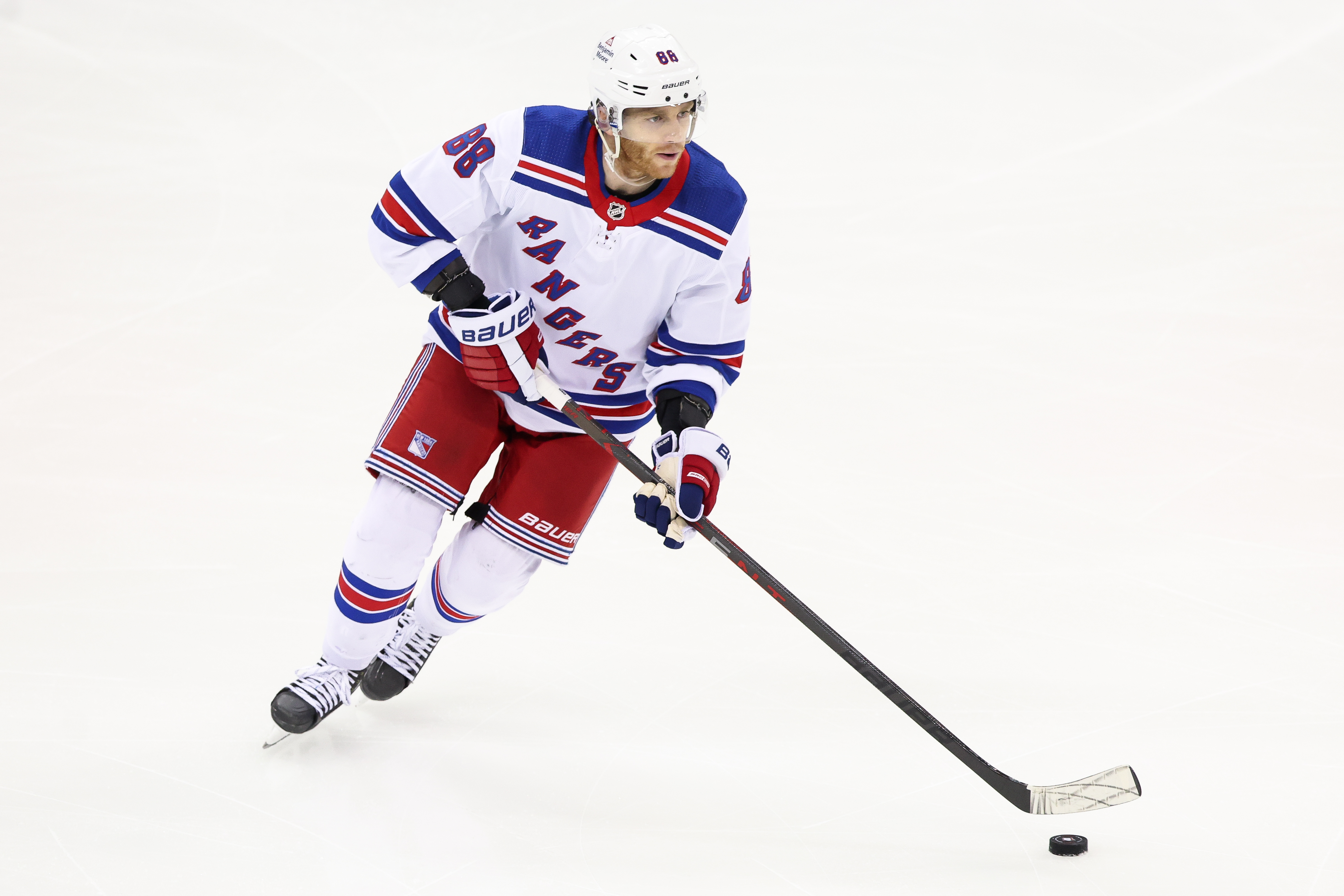 Igor Shesterkin furious after collisions at Rangers practice