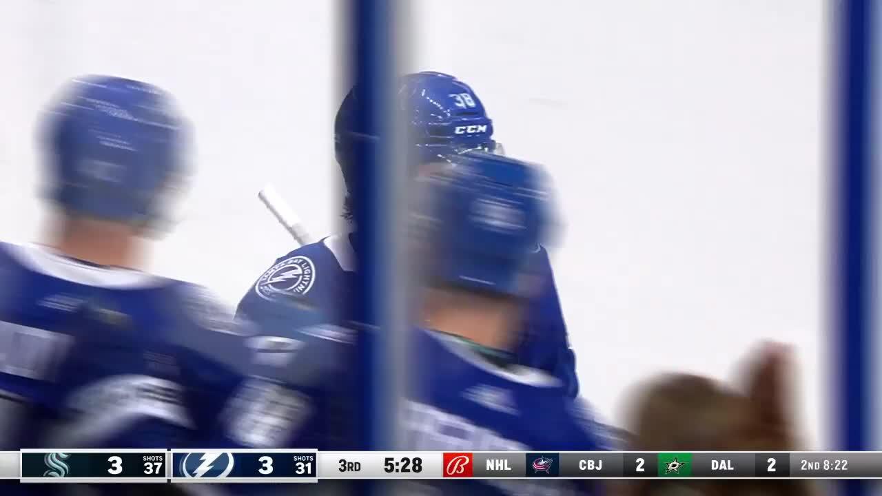 Kraken beat Lightning 43 in OT