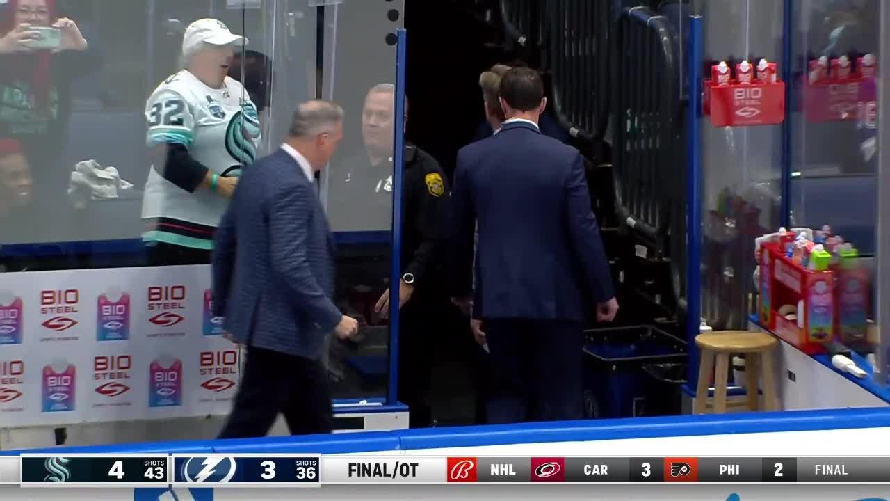 Kraken beat Lightning 43 in OT