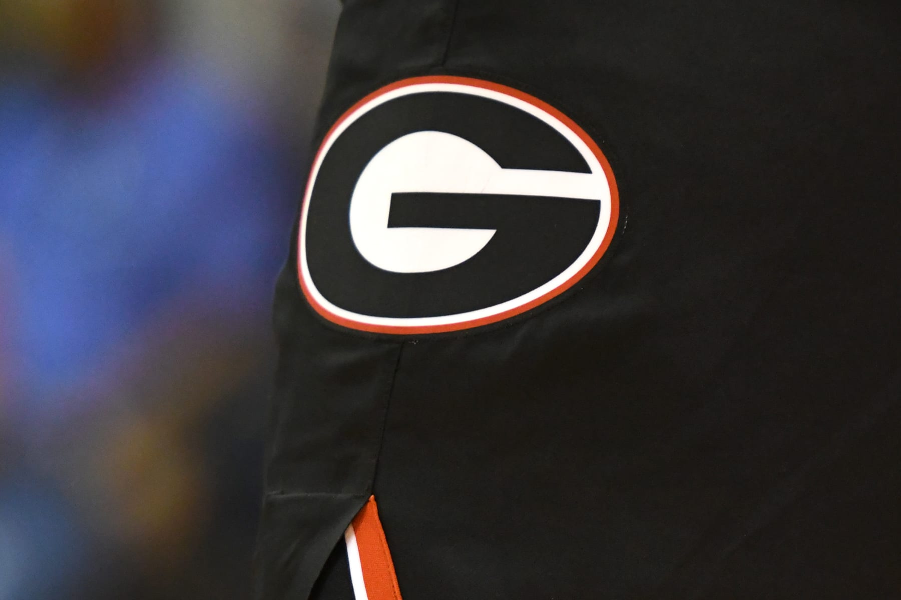 LAHAINA, HI - NOVEMBER 27: The Georgia Bulldogs logo on a pair of shorts during a third round Maui Invitation basketball game against the Chaminade Silverswords at the Lahaina Civic Center on November 27, 2019 in Lahaina, Hawaii. (Photo by Mitchell Layton/Getty Images)